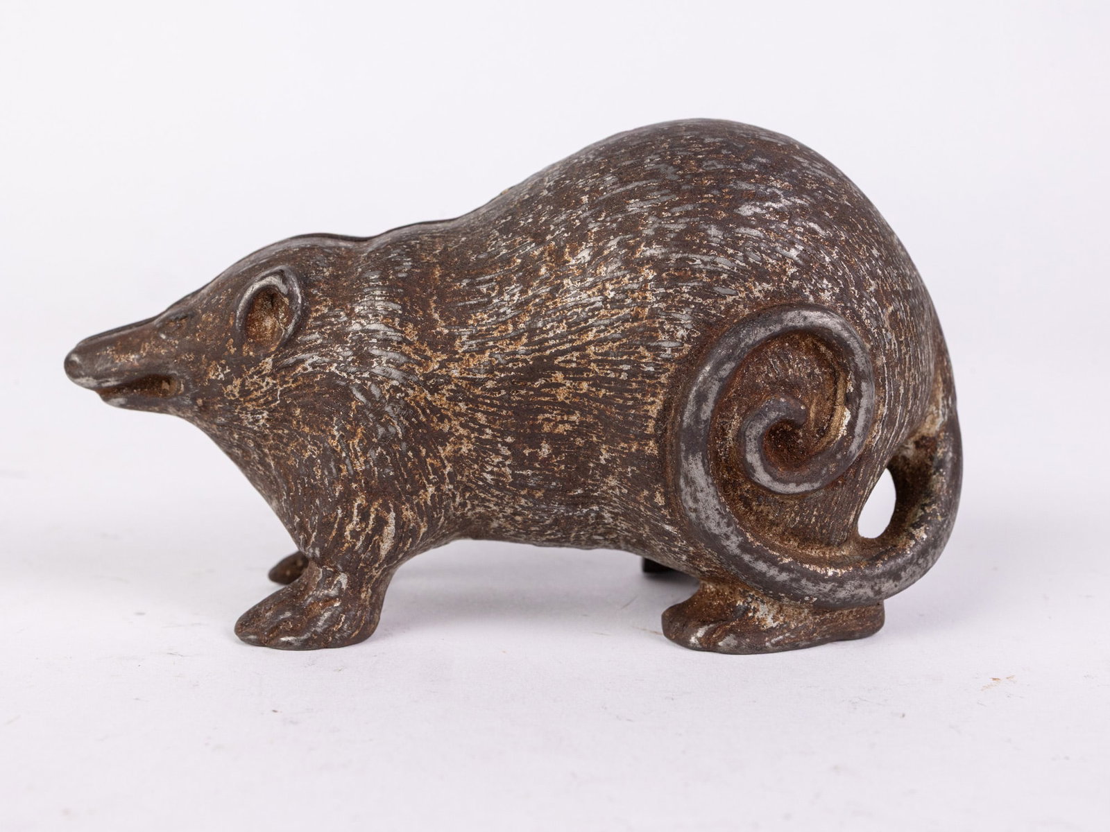 Possum Cast Iron Still Bank - 4