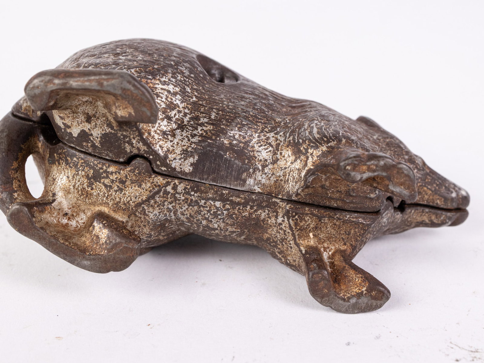 Possum Cast Iron Still Bank - 7