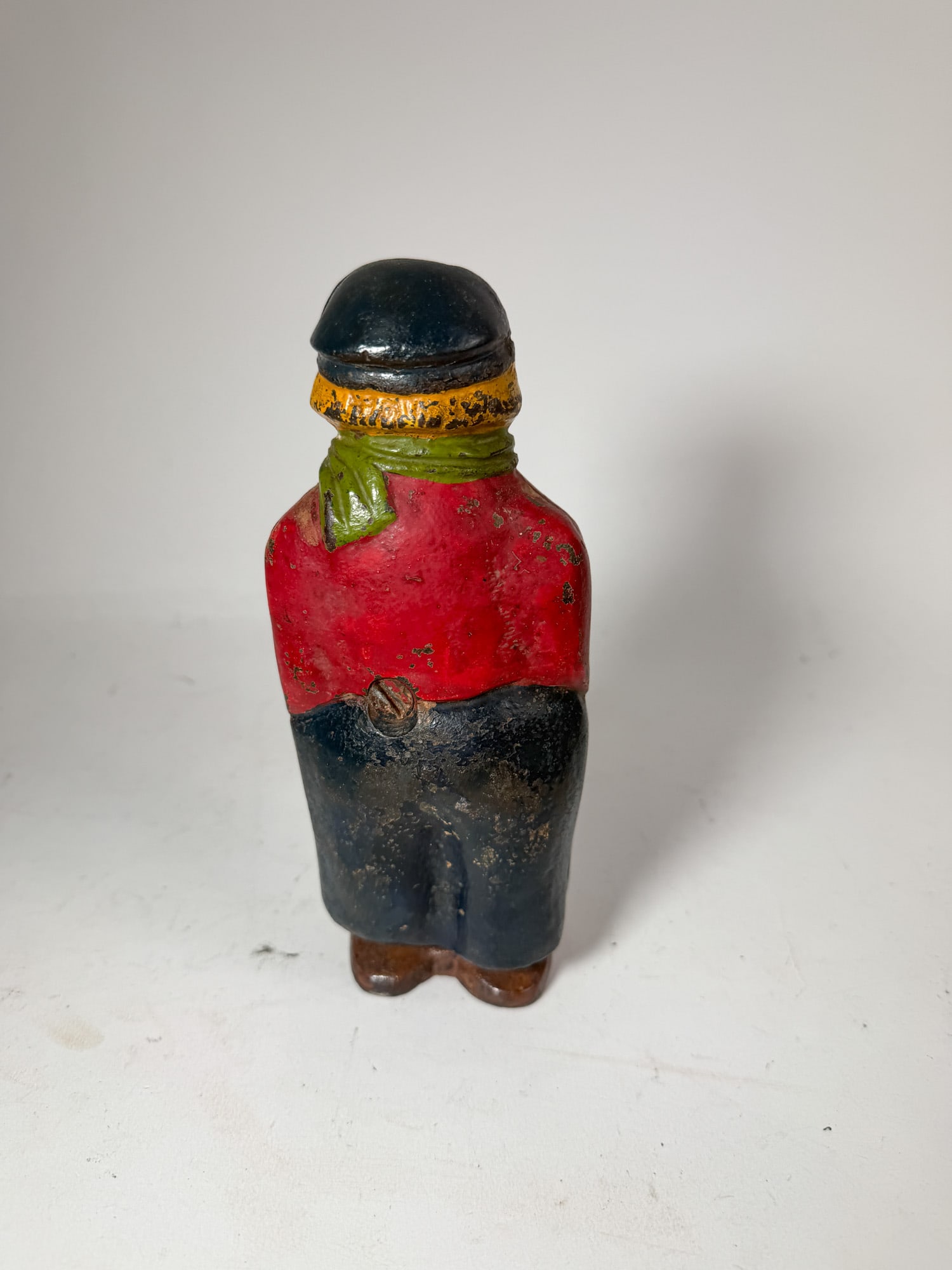 Cast Iron Young Boy Still Bank - 3