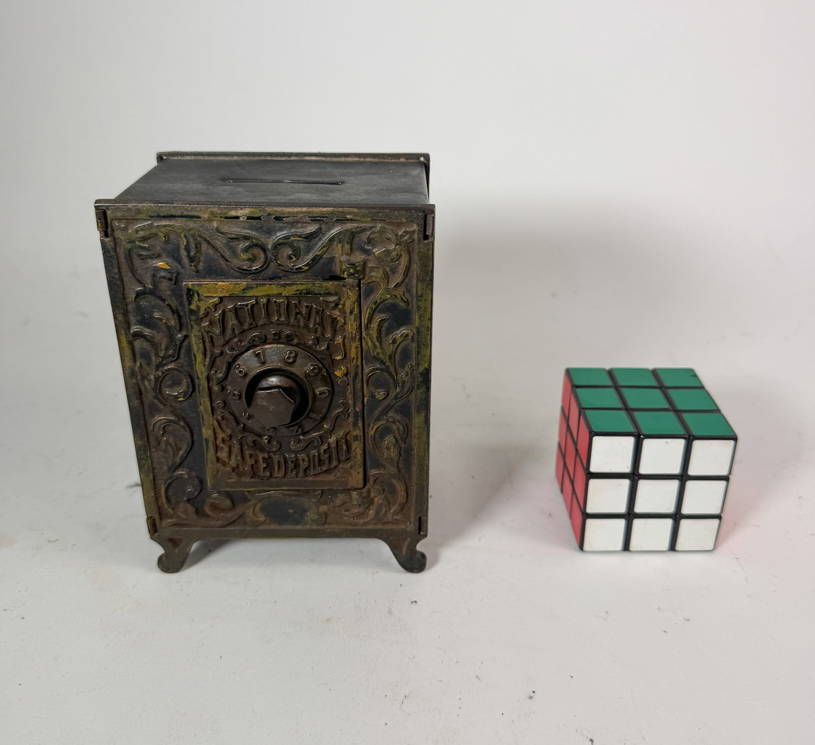 National Safe Deposit Antique Safe Bank - 2