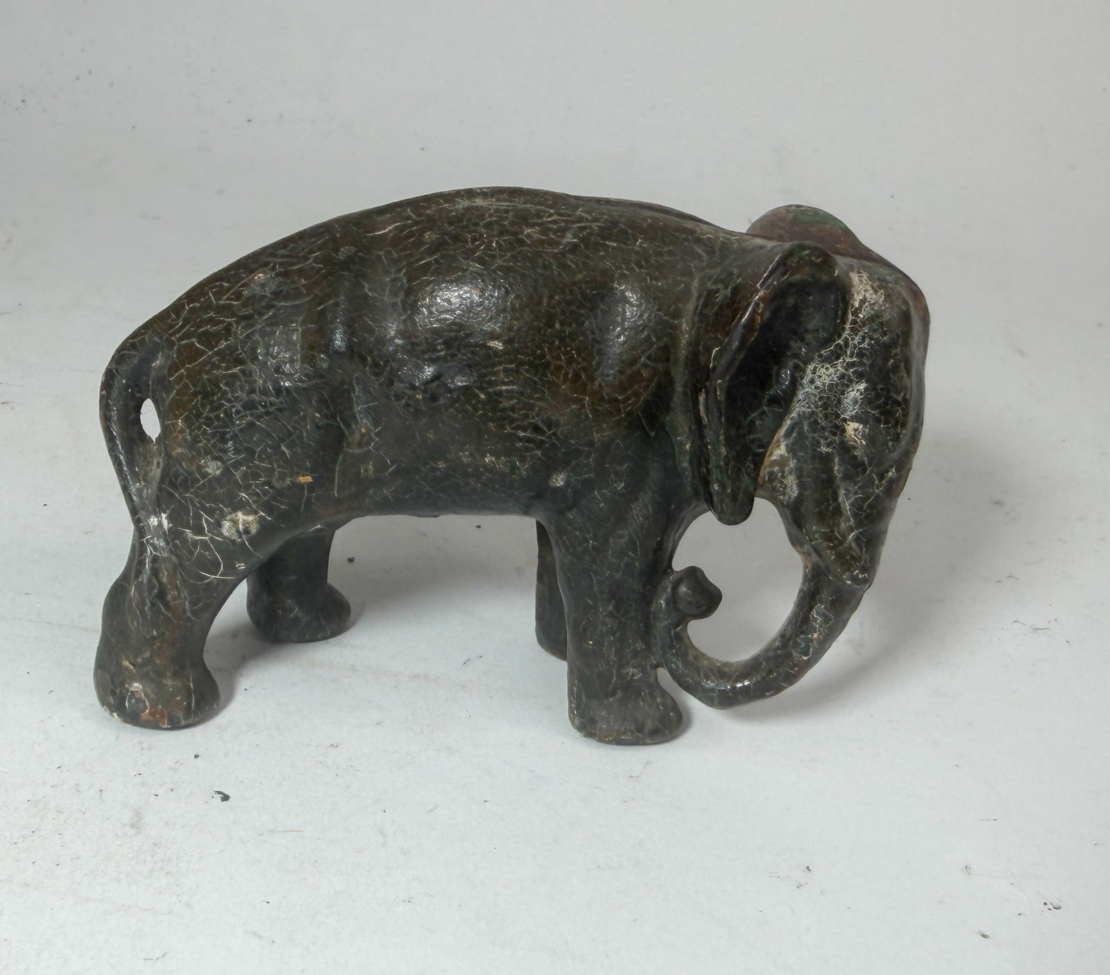 Cast Iron Elephant Still Bank (1 of 5)