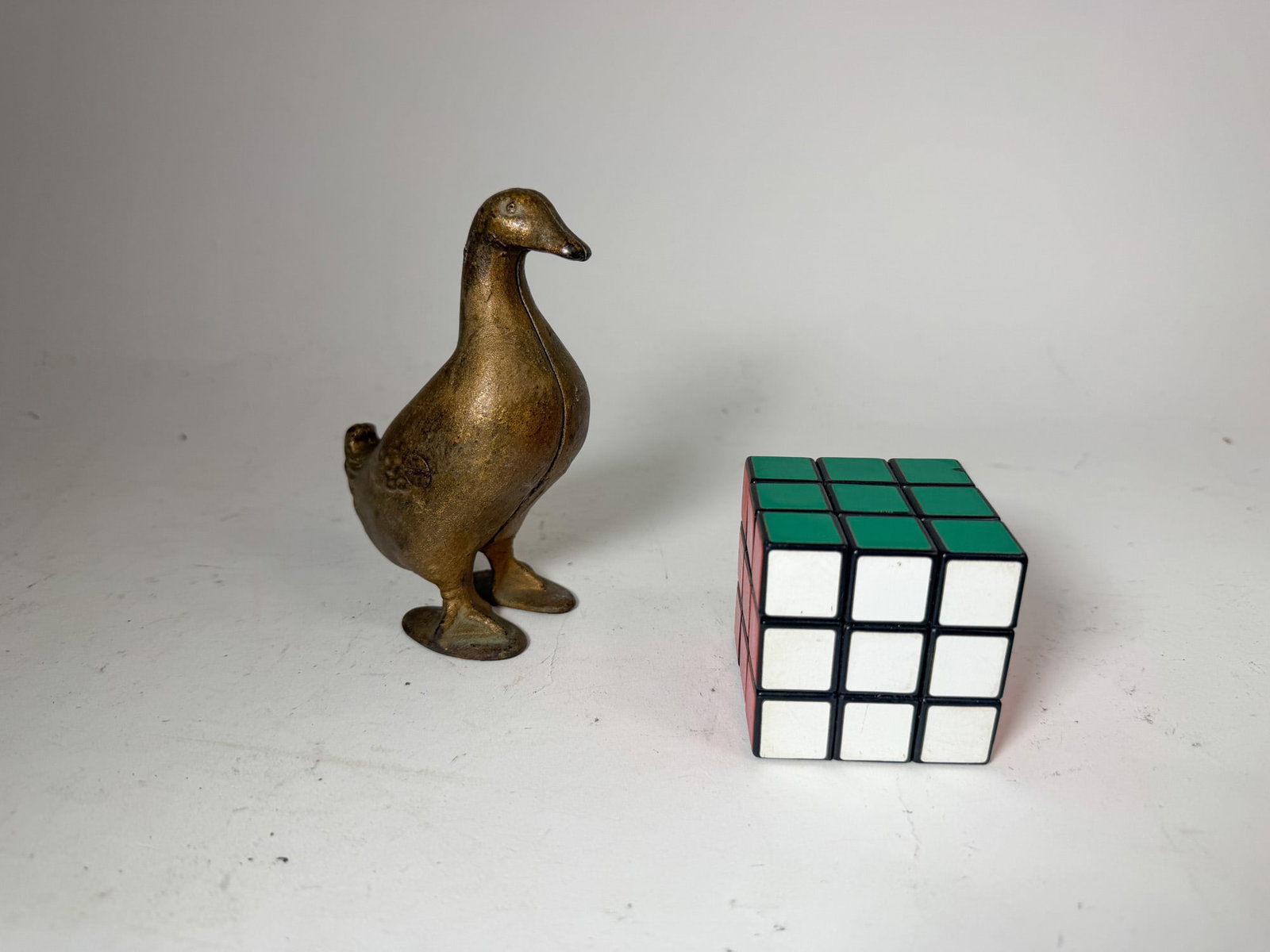 Cast Iron Goose Still Bank - 2