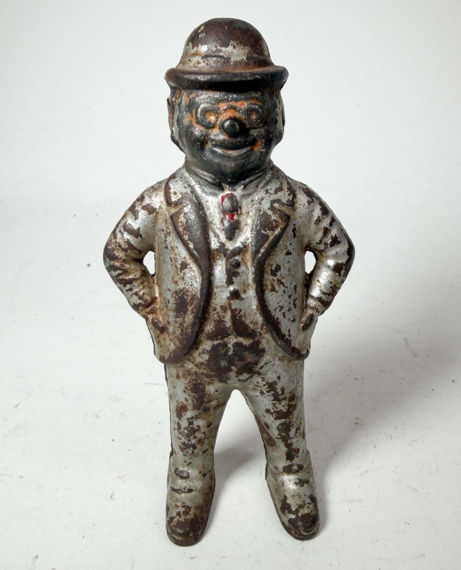 Cast Aluminum Foxy Grandpa Still Bank (1 of 4)