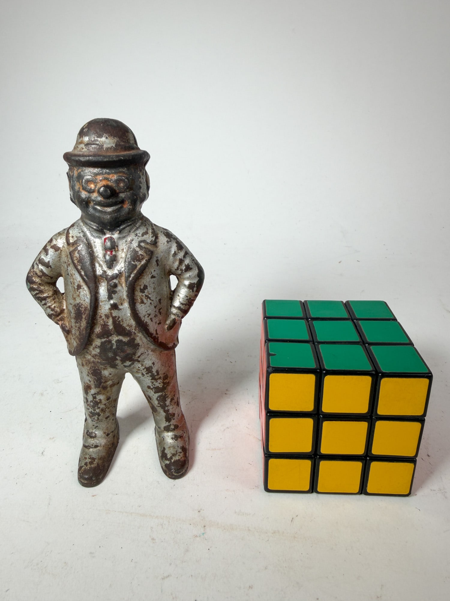 Cast Aluminum Foxy Grandpa Still Bank - 2