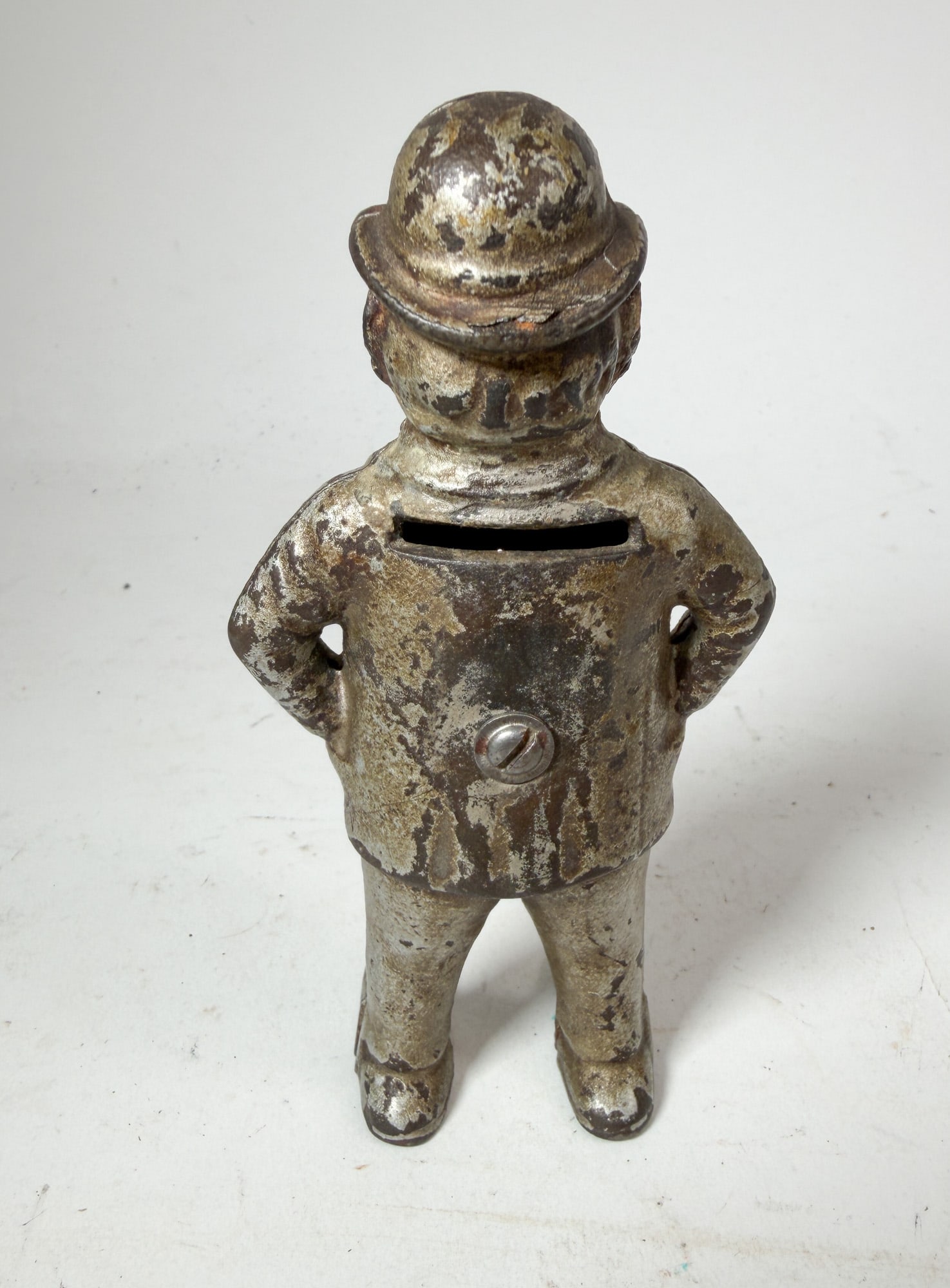 Cast Aluminum Foxy Grandpa Still Bank - 3