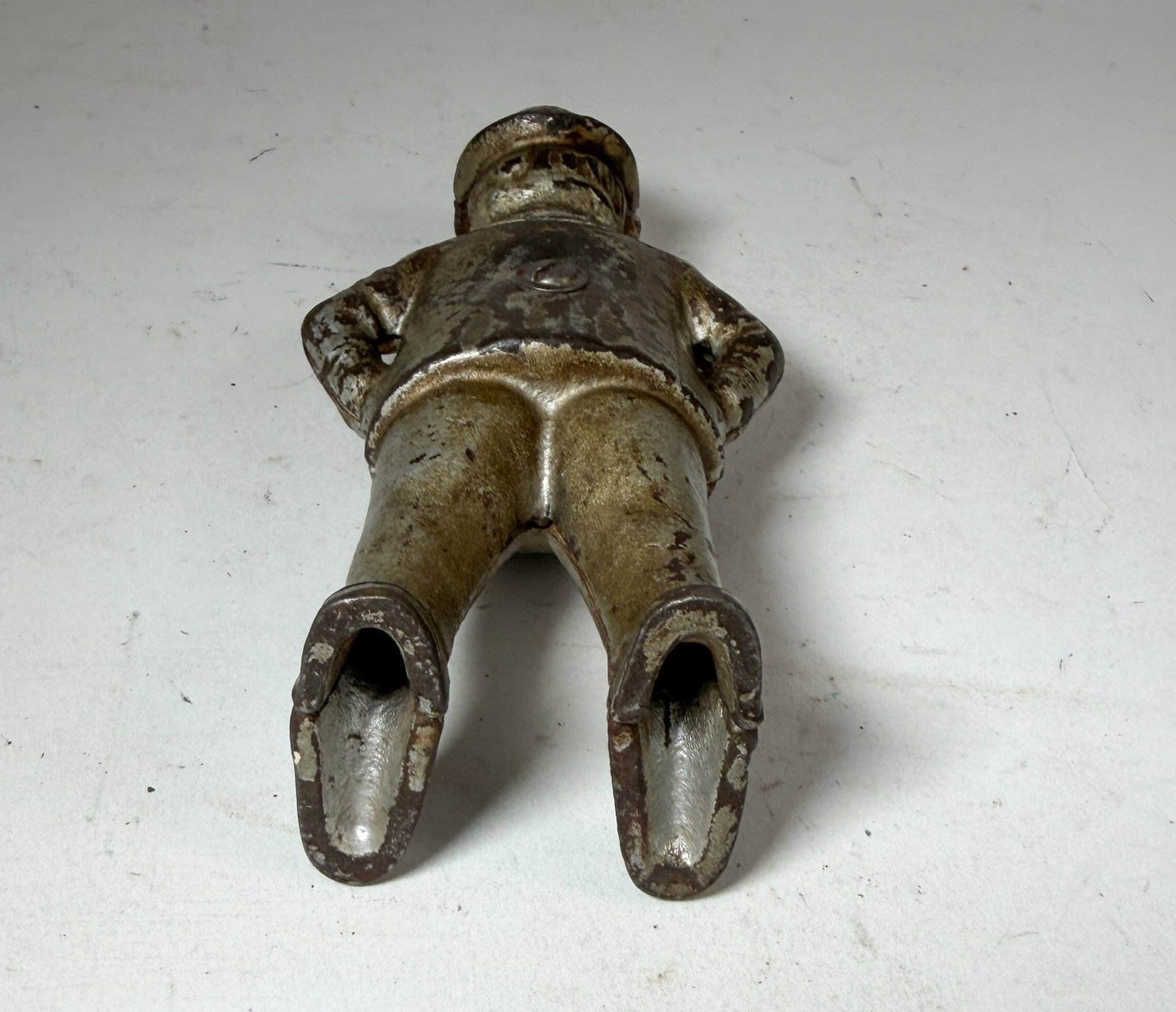 Cast Aluminum Foxy Grandpa Still Bank - 4