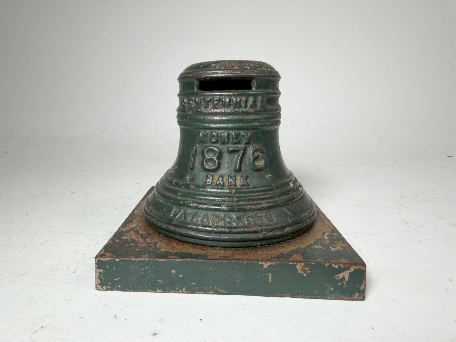 1876 Centennial Liberty Bell Cast Iron Bank (1 of 4)