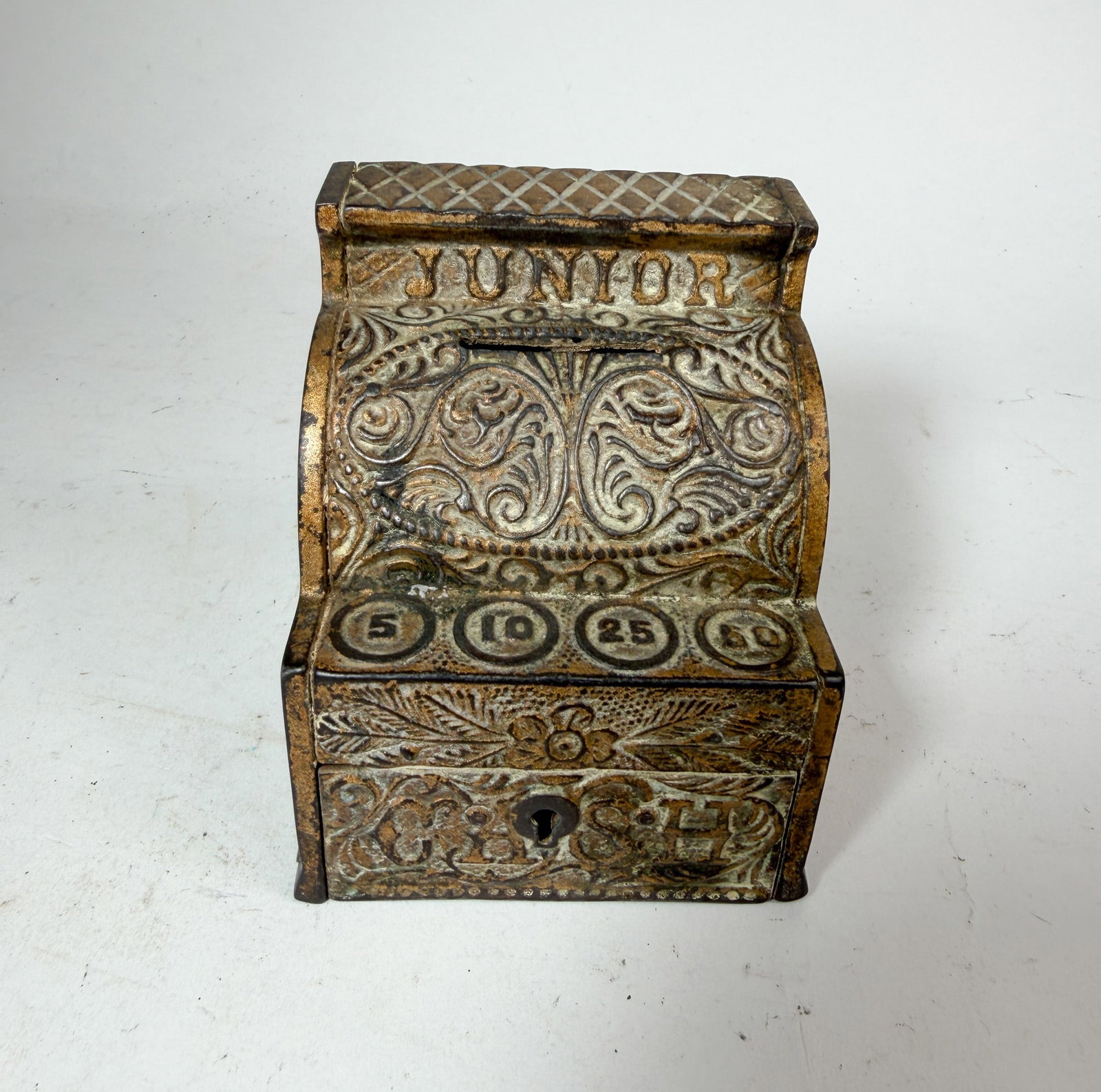 J&E Stevens Co. Junior Cash Register Bank (1 of 4)