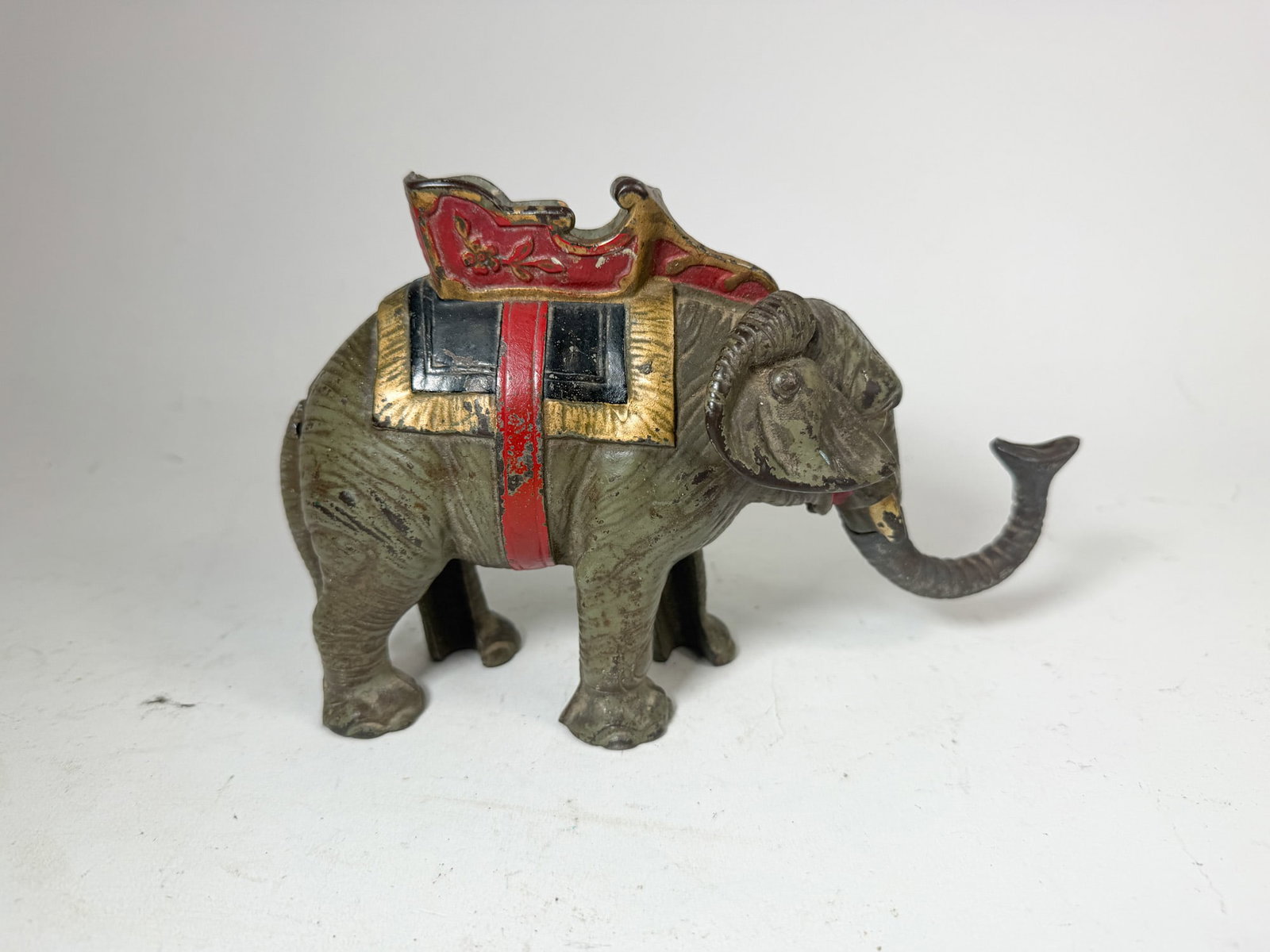 Cast Iron Mechanical Elephant Bank (1 of 5)