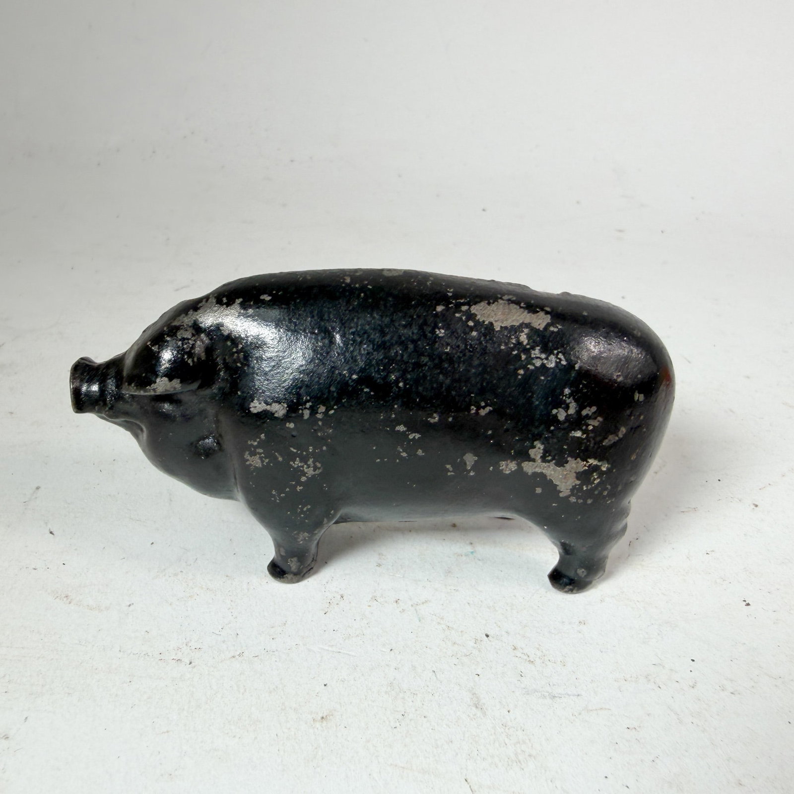 Cast Iron Pig Still Bank (1 of 4)