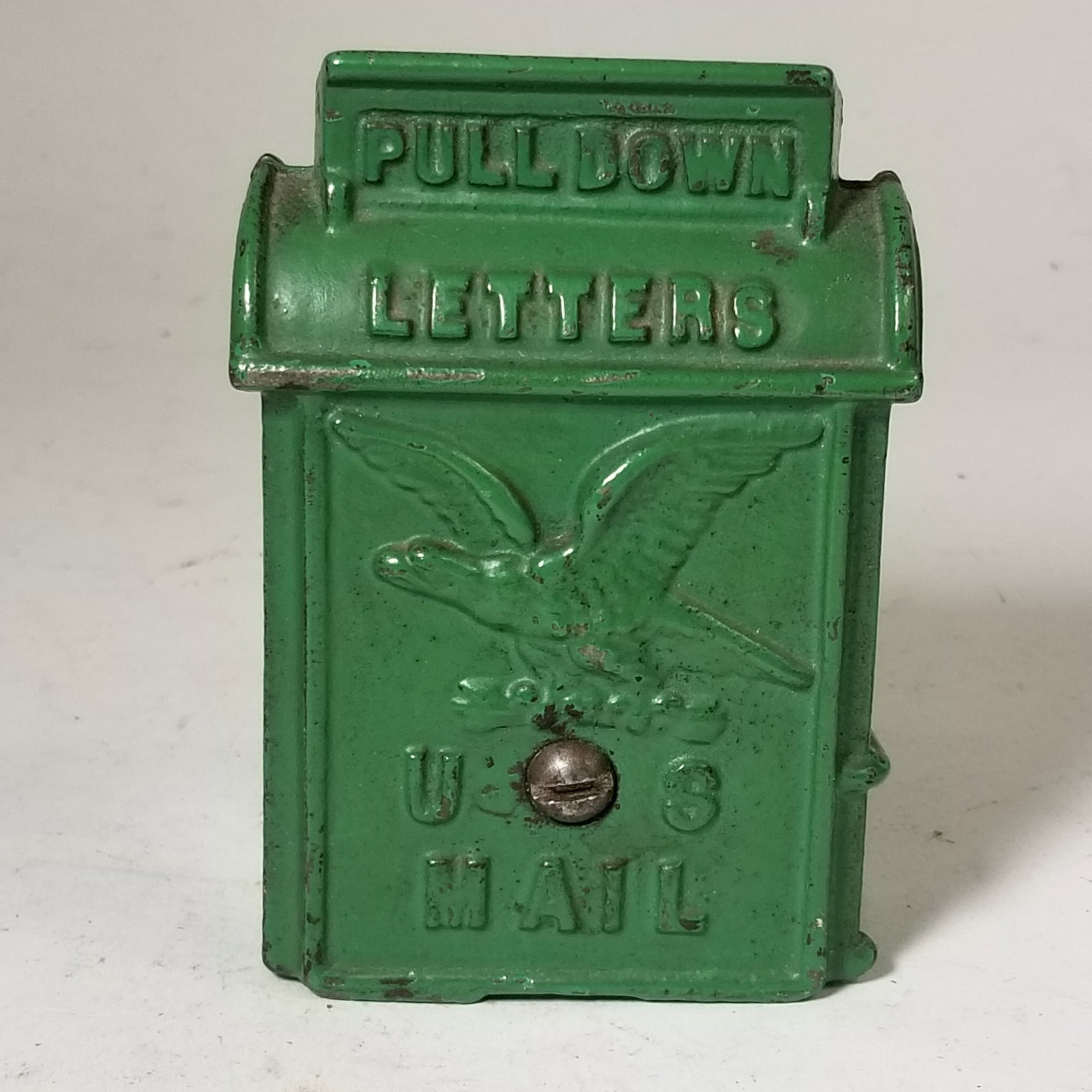 U.S. Mail Mailbox Cast Iron Still Bank (1 of 4)