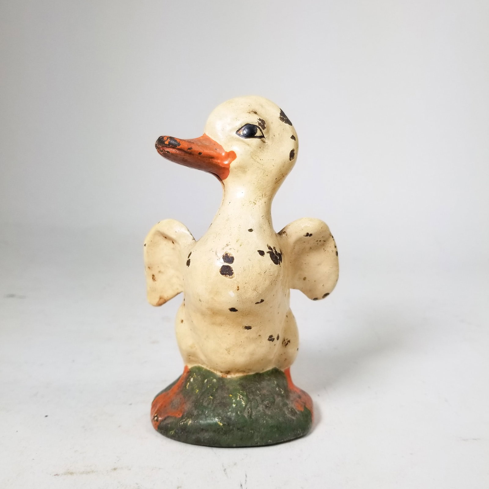 Cast Iron Duckling Still Bank (1 of 4)