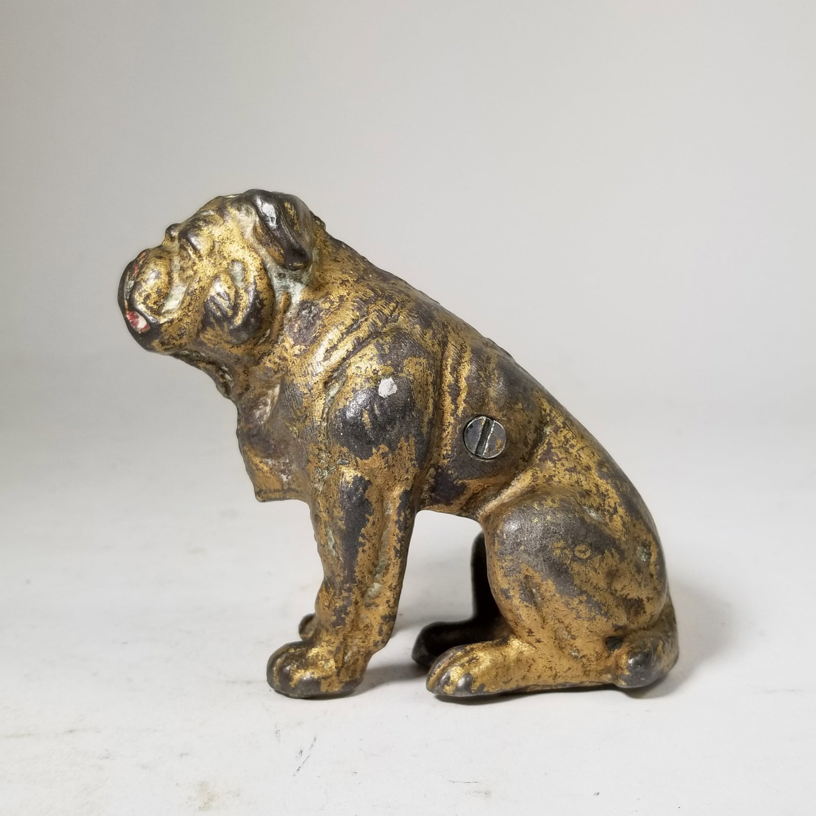 Cast Iron Bulldog Still Bank: Cast Iron Bulldog Still Bank Size 4" H Literature Brooks Auction – Online Auction Terms & Conditions Contact: (856) 694-2960 | info@brooks.auction READ BEFORE YOU BID: We want you to feel
