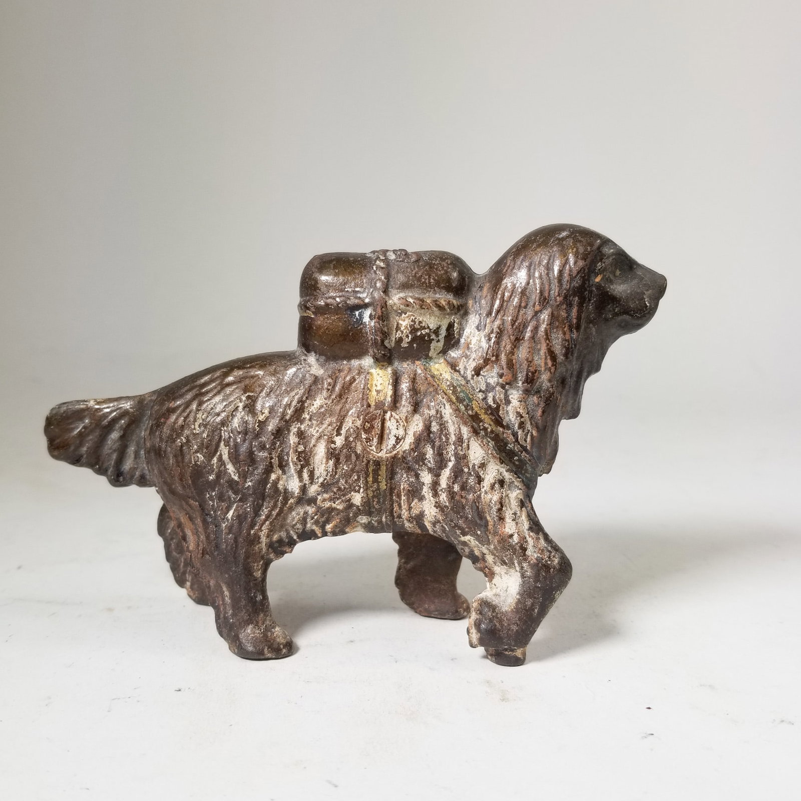 St. Bernard Cast Iron Dog Still Bank: St. Bernard Cast Iron Dog Still Bank Size 4" H Literature Brooks Auction – Online Auction Terms & Conditions Contact: (856) 694-2960 | info@brooks.auction READ BEFORE YOU BID: We want you to