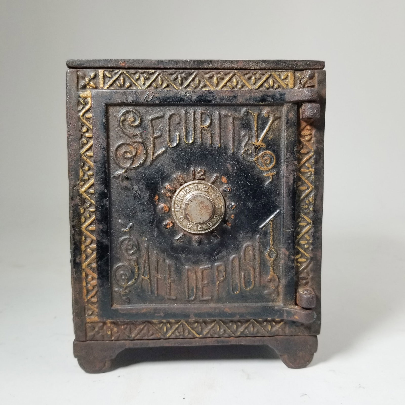 Security Safe Deposit Cast Iron Safe Bank (1 of 6)