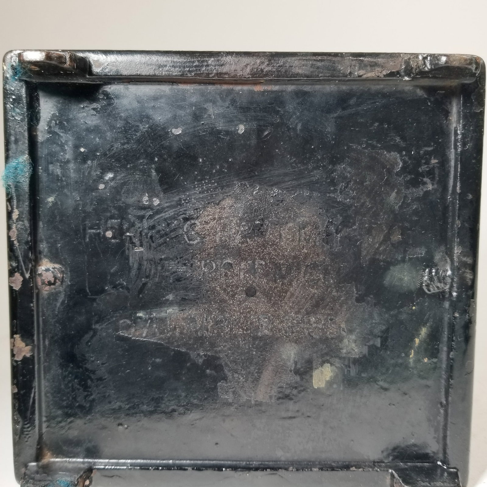 Fidelity Trust Large Cast Iron Safe Bank - 4