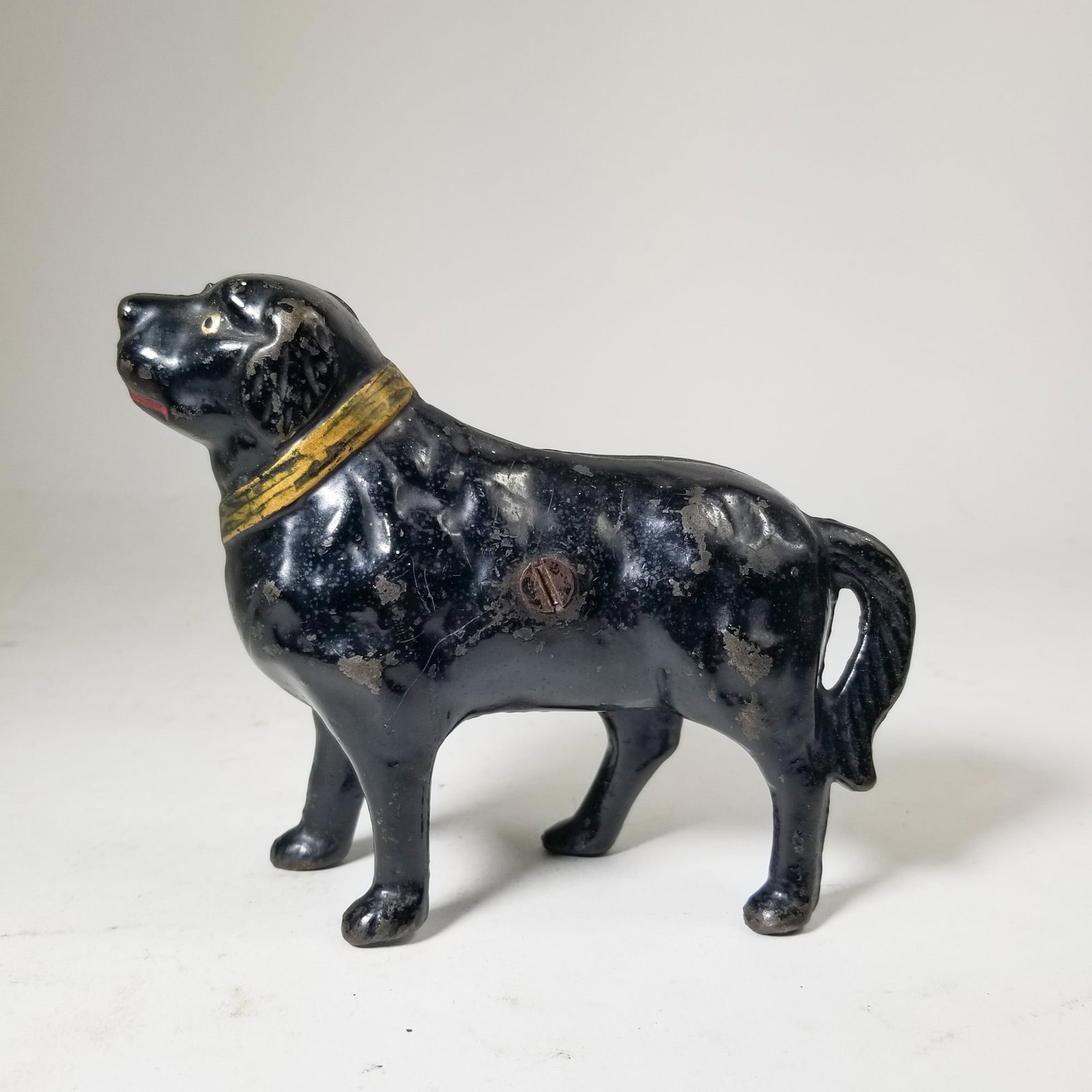 Cast Iron Dog Still Bank (1 of 5)