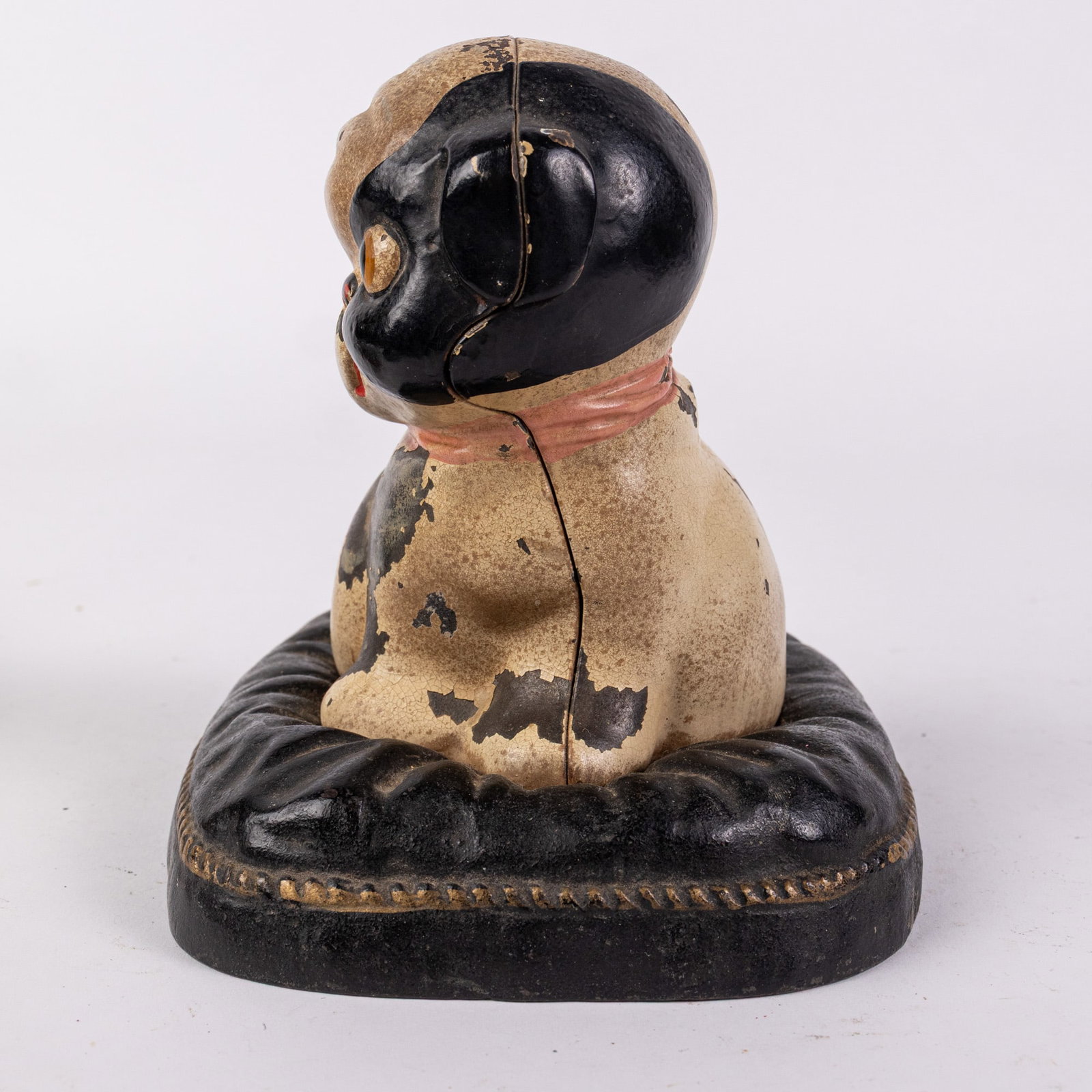 Antique Cast Iron "Puppo" Hubley Still Bank - 3
