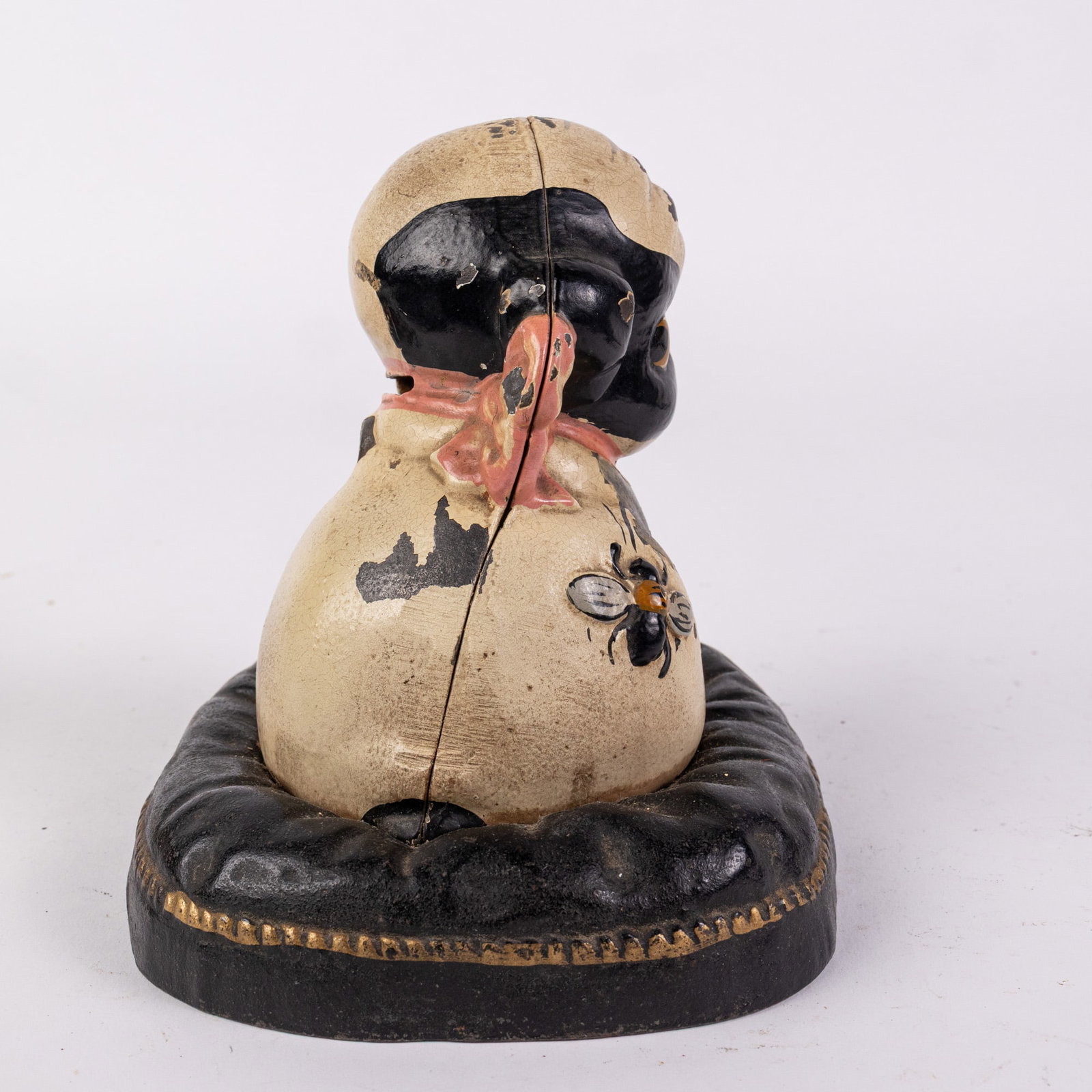 Antique Cast Iron "Puppo" Hubley Still Bank - 5