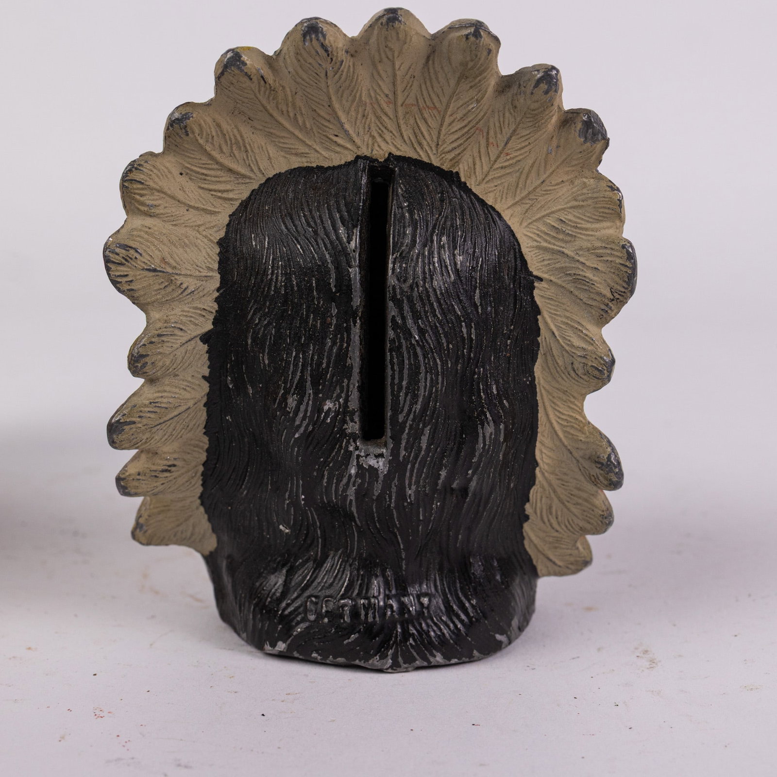 Cast Lead "Montreal Canada" Native American Bust Bank - 3