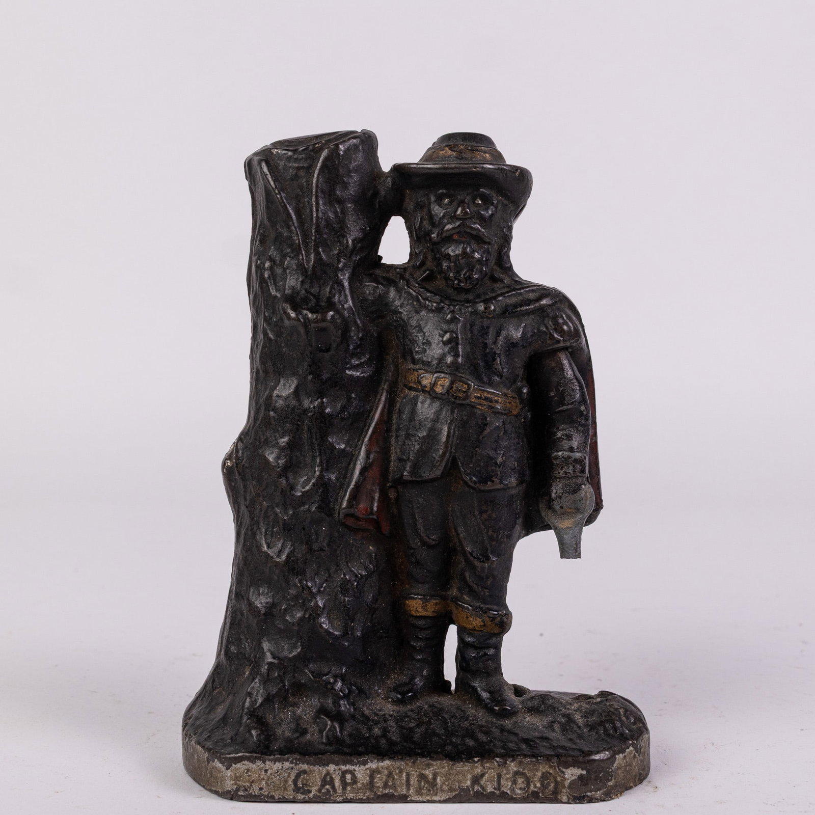 Captain Kidd Cast Iron Still Bank: Captain Kidd Cast Iron Still Bank Size 5.5" H Literature Brooks Auction – Online Auction Terms & Conditions Contact: (856) 694-2960 | info@brooks.auction READ BEFORE YOU BID: We want you to