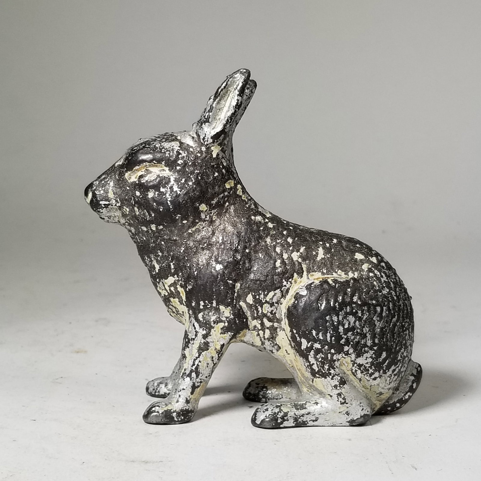 Cast Iron Rabbit Still Bank (1 of 4)