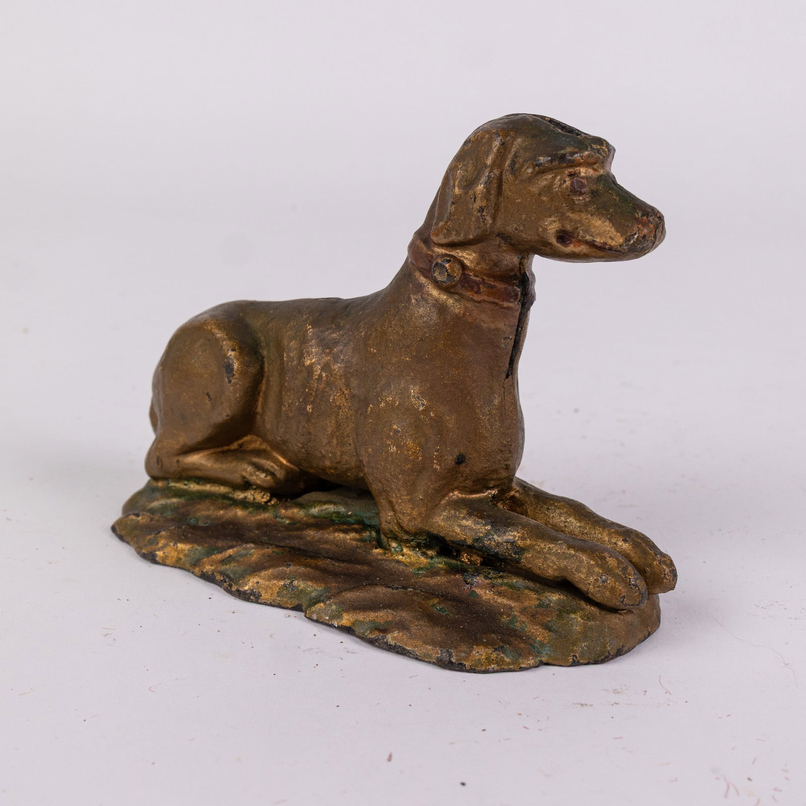 Cast Iron Recumbent Dog Still Bank: Cast Iron Recumbent Dog Still Bank Size 4" H Literature Brooks Auction – Online Auction Terms & Conditions Contact: (856) 694-2960 | info@brooks.auction READ BEFORE YOU BID: We want you