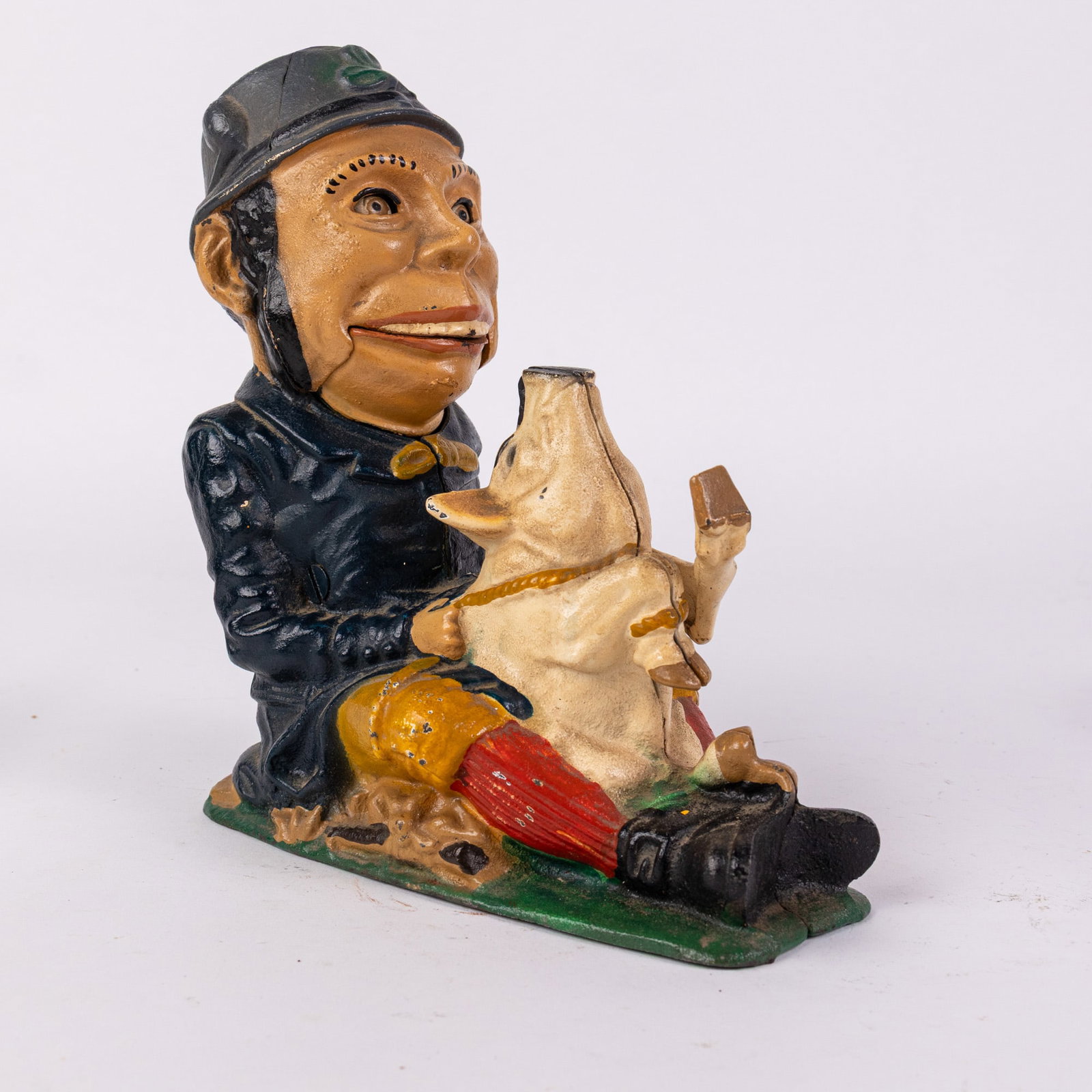 Paddy and the Pig Cast Iron Mechanical Bank (1 of 5)