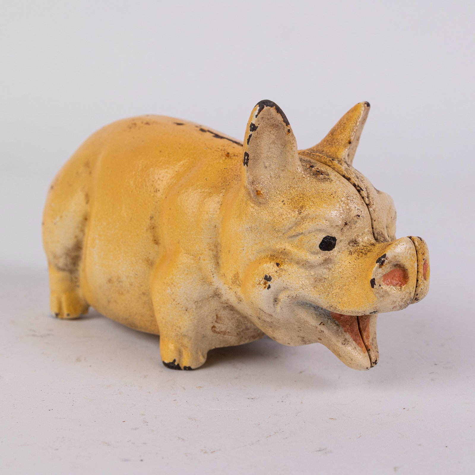 Cast Iron Pig Still Bank (1 of 6)