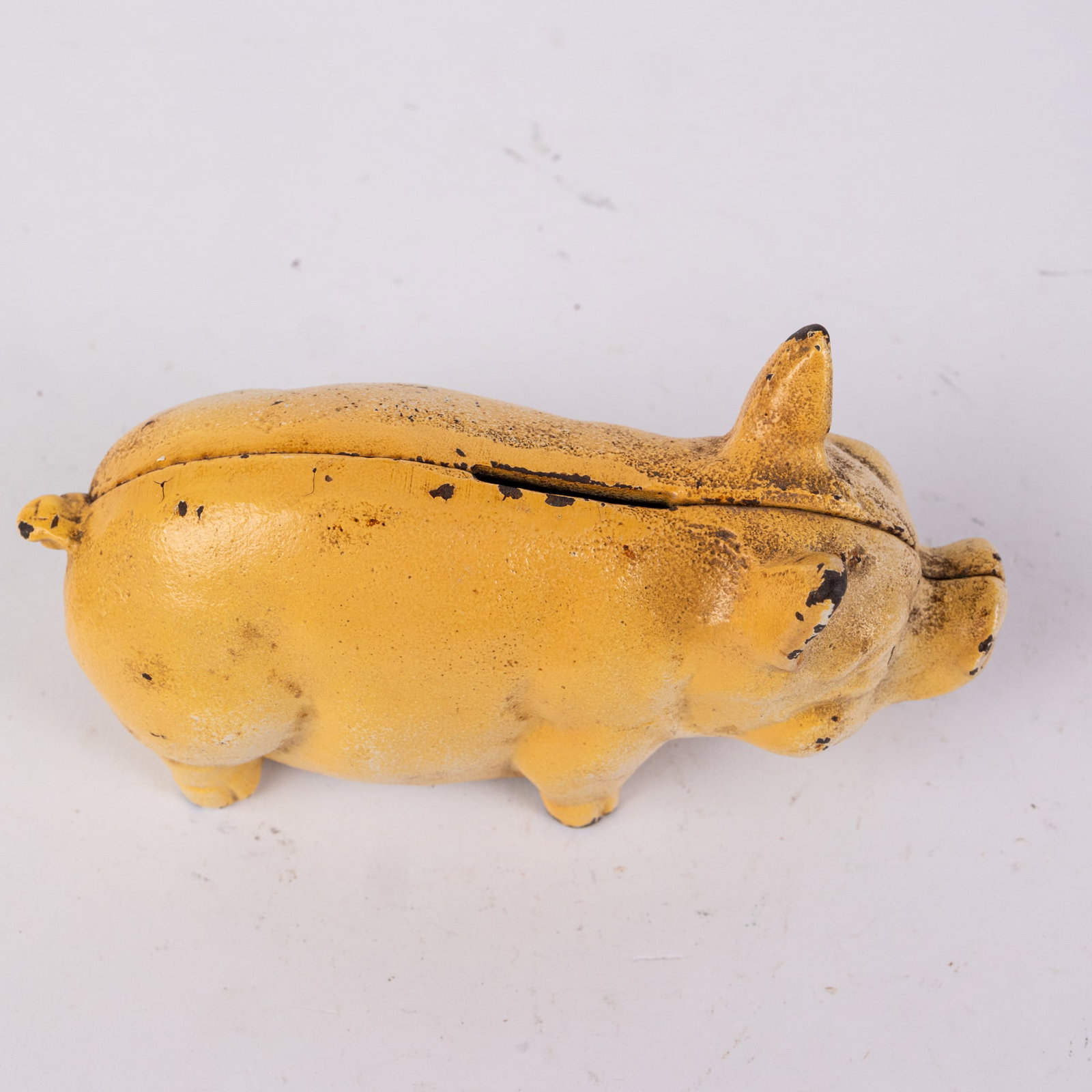 Cast Iron Pig Still Bank - 4
