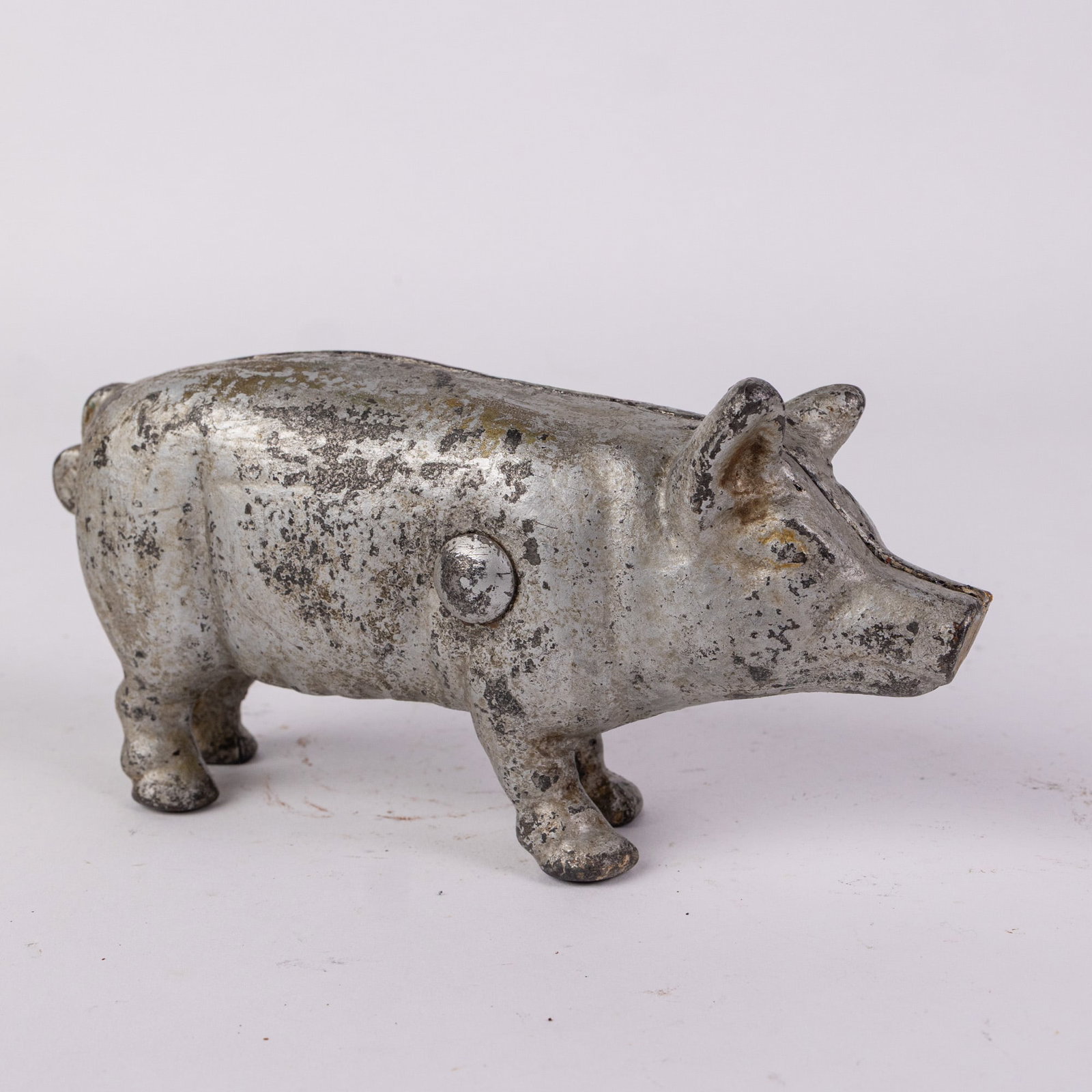 Cast Iron Pig Still Bank (1 of 5)