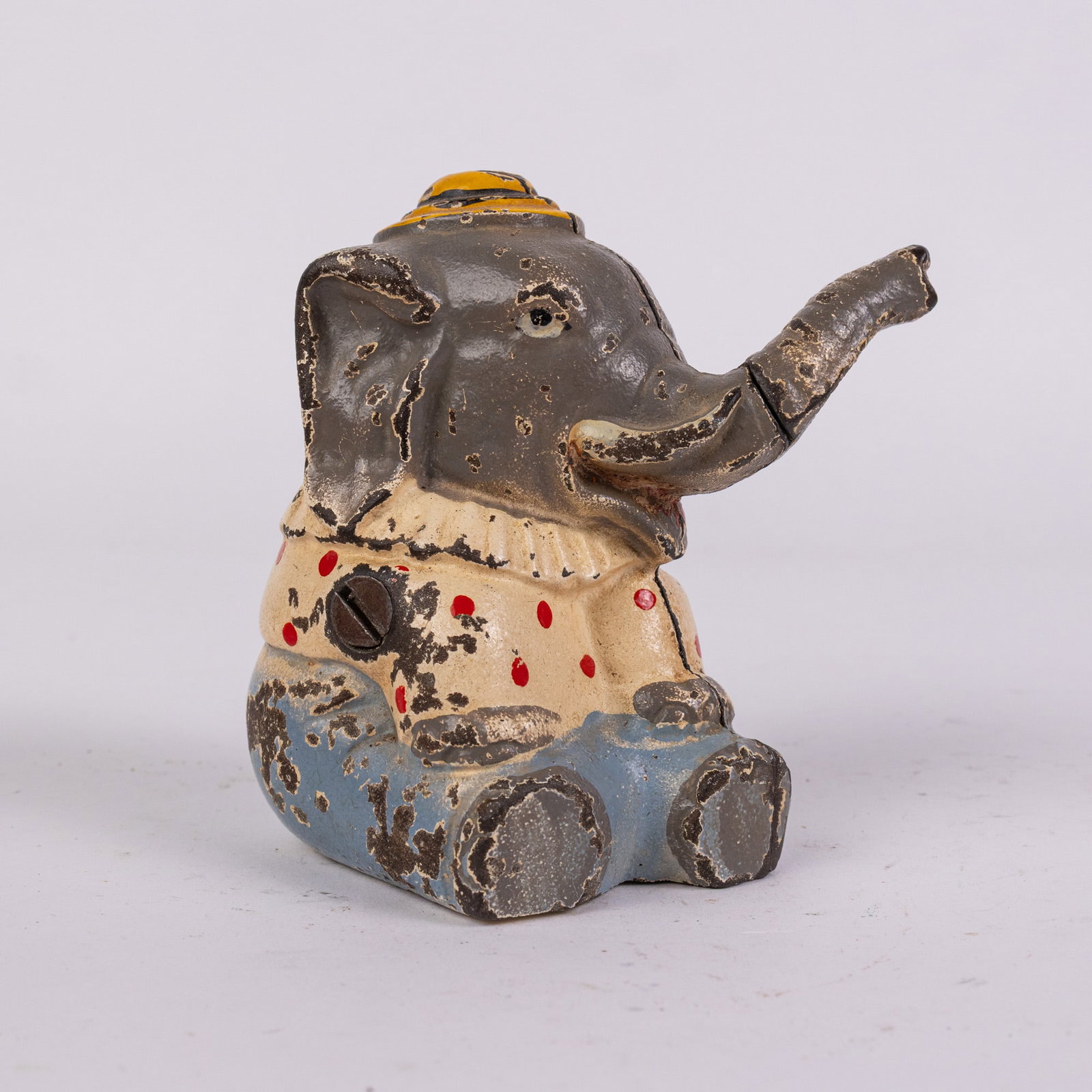 Hubley Cast Iron Circus Elephant Still Bank (1 of 7)