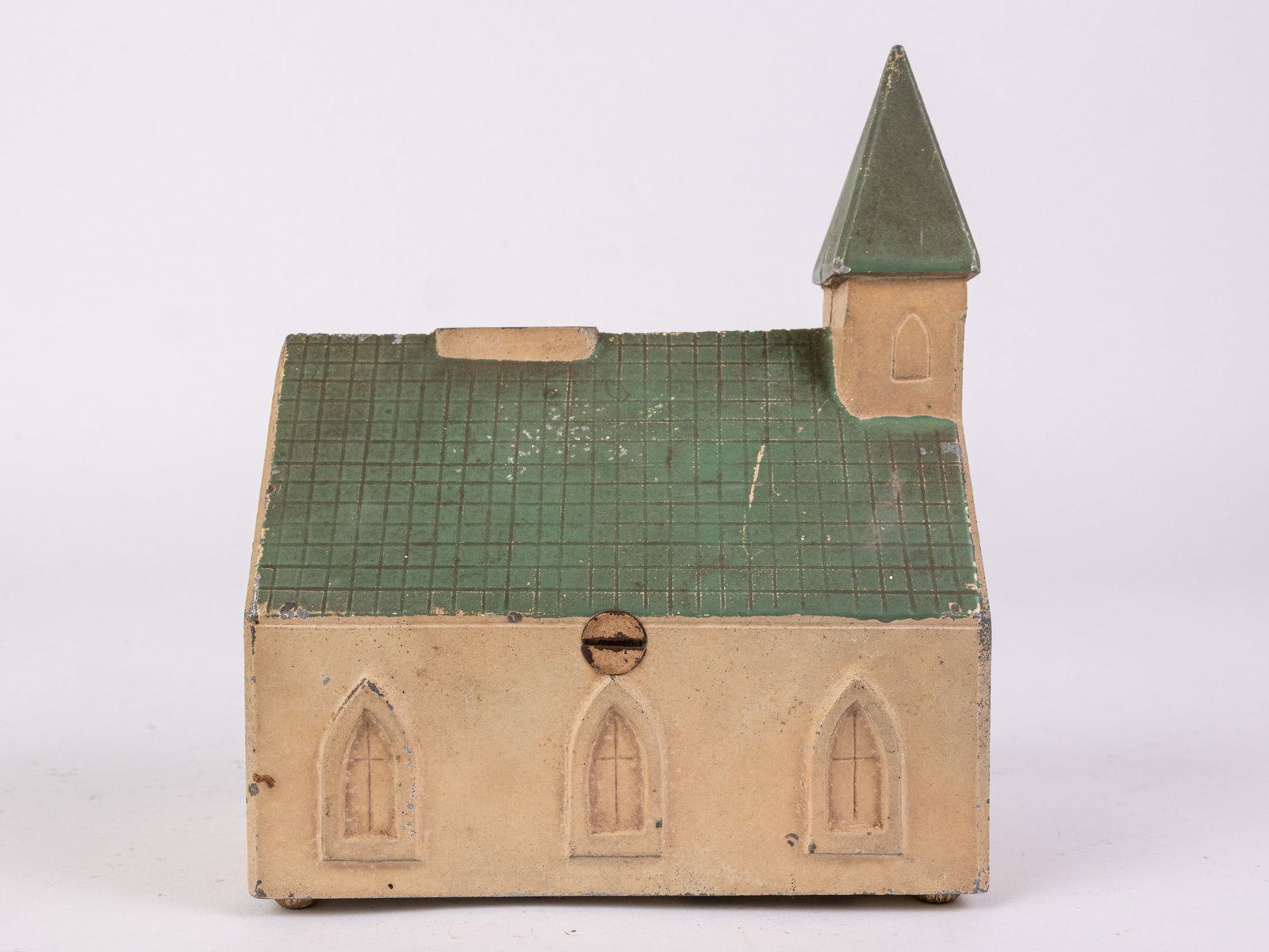 Cast Metal Church Still Bank: Cast Metal Church Still Bank Size 7" H Literature Brooks Auction – Online Auction Terms & Conditions Contact: (856) 694-2960 | info@brooks.auction READ BEFORE YOU BID: We want you to fee