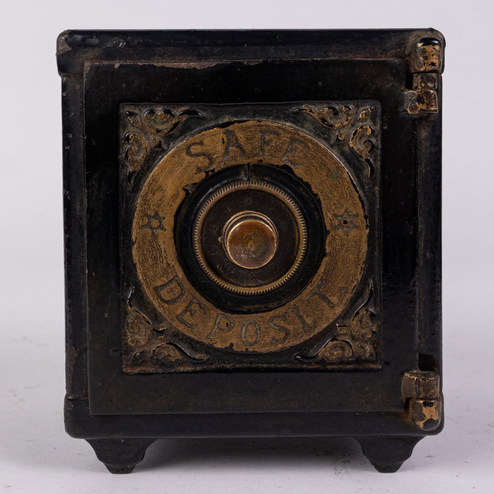 Henry C. Hart Mfg. Co. Safe Deposit Cast Iron Combination Safe Bank (1 of 7)