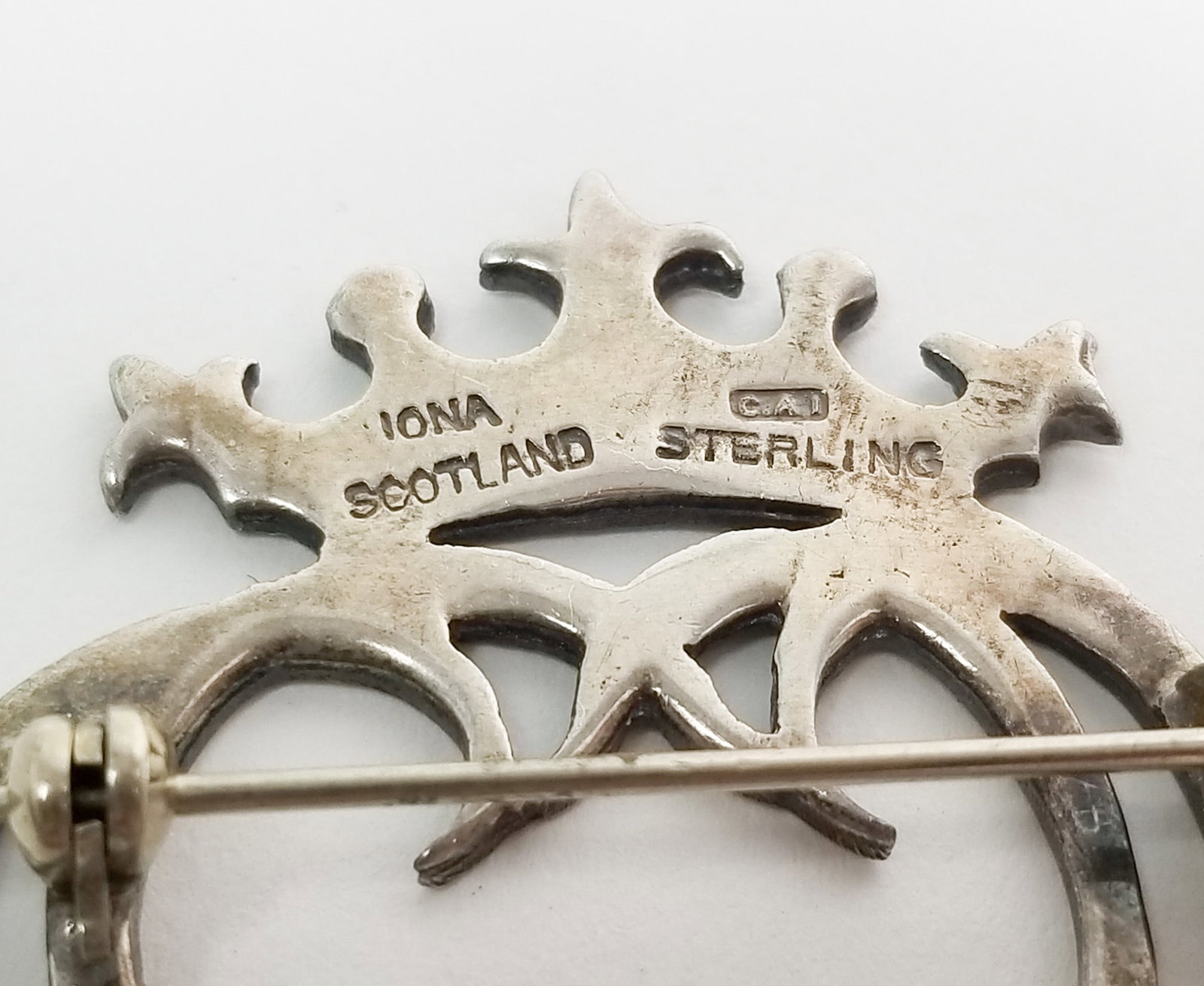 Five Vintage Sterling Silver Brooches - 3