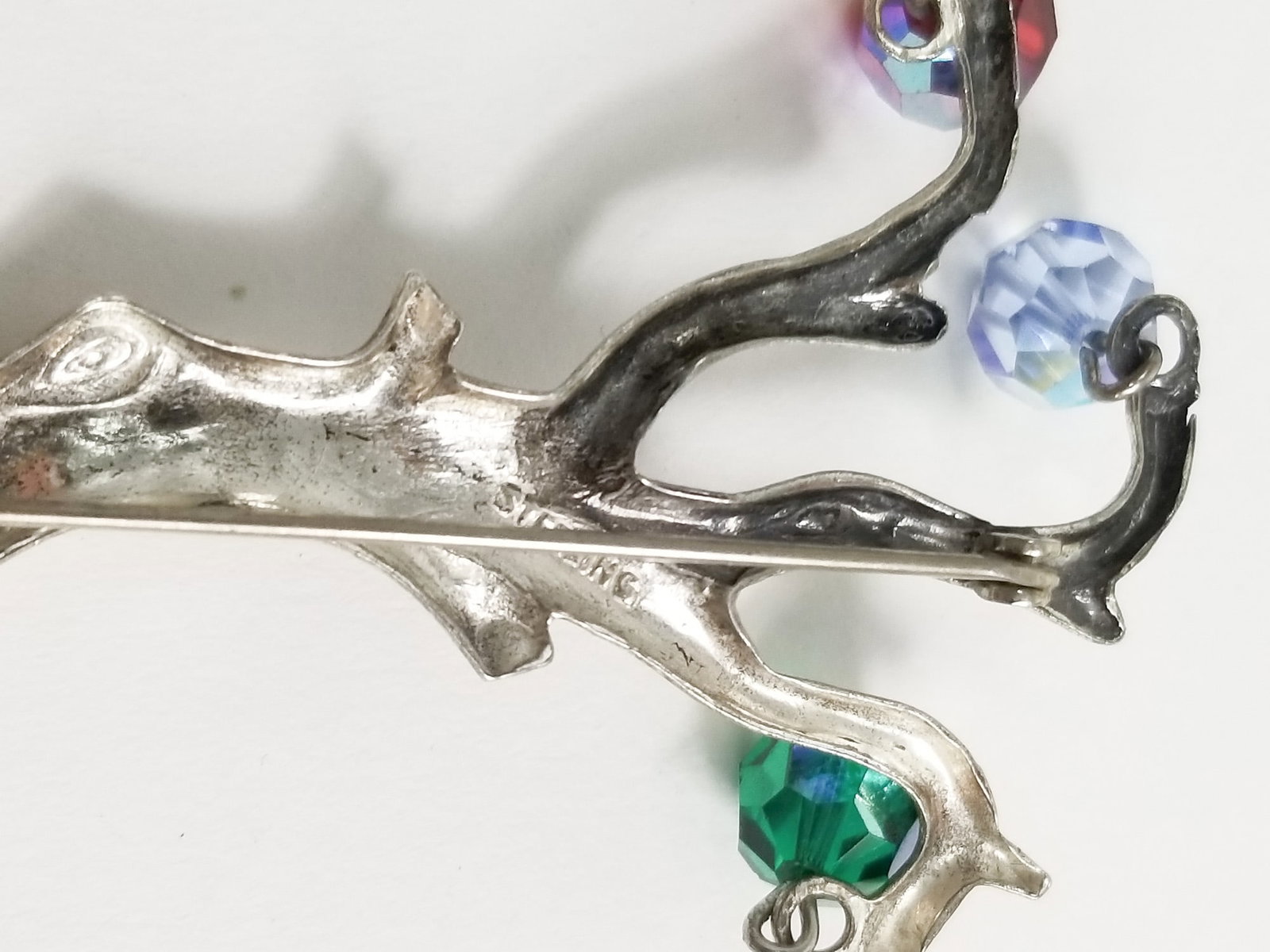 Five Vintage Sterling Silver Brooches - 4