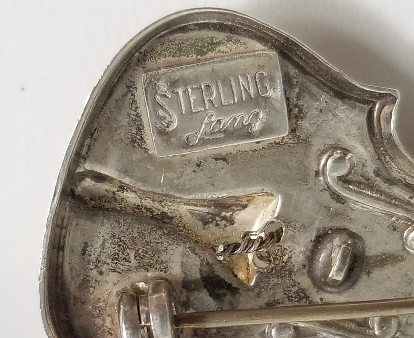 Five Vintage Sterling Silver Brooches - 5