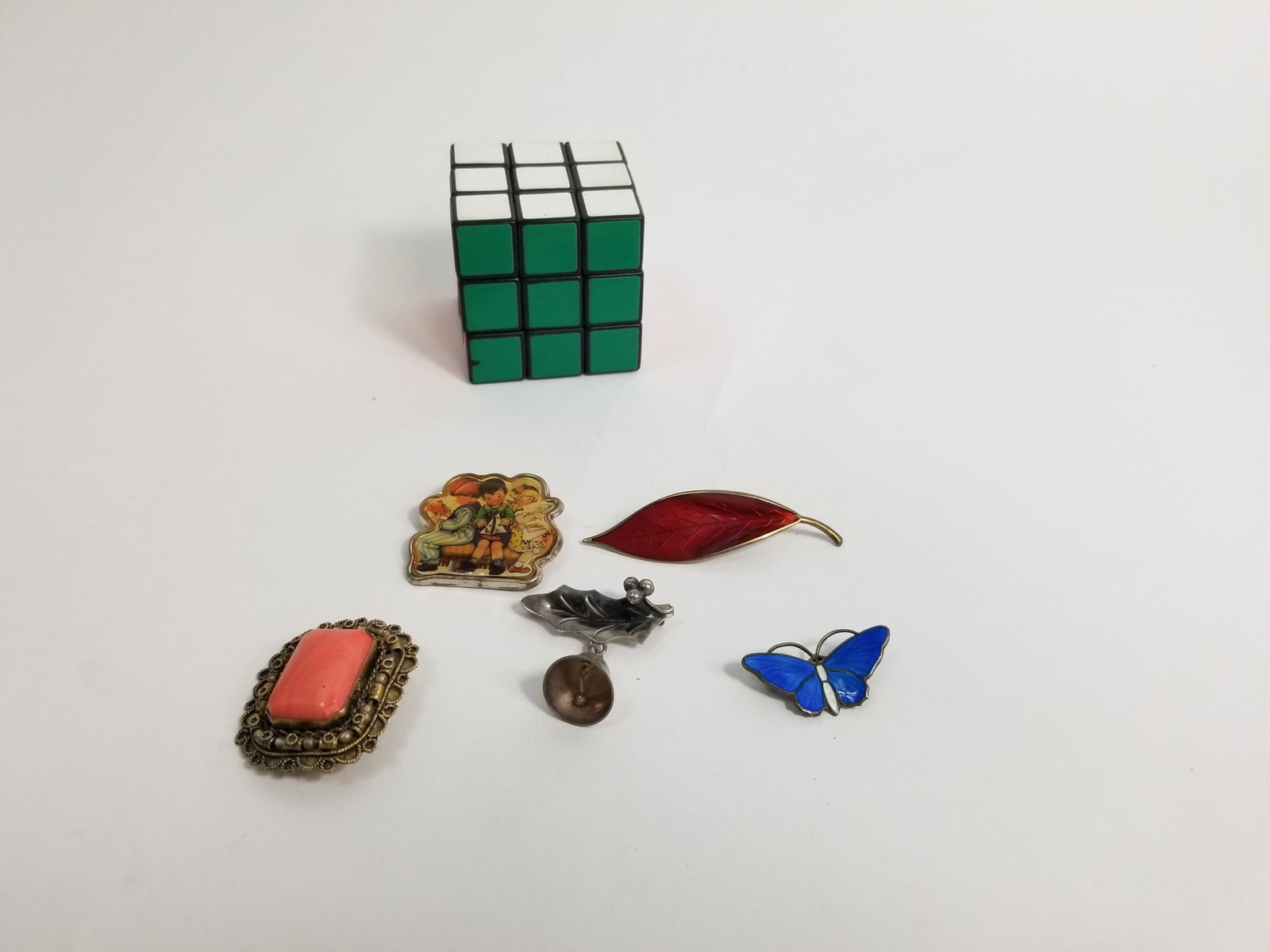 Five Foreign Sterling Silver Brooches - 2