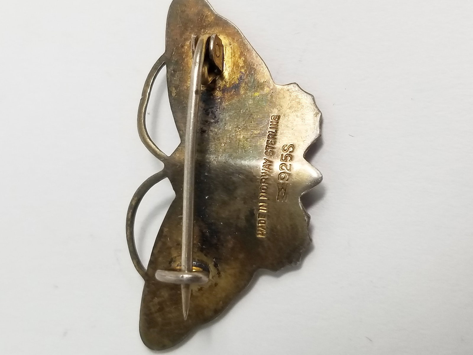 Five Foreign Sterling Silver Brooches - 3