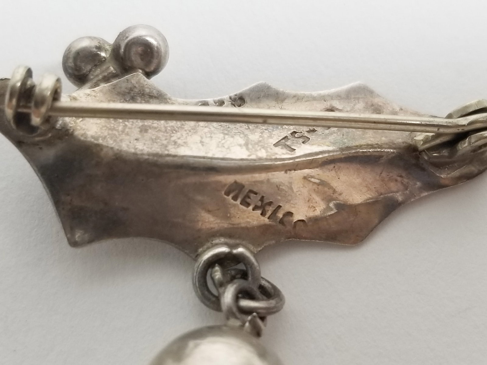 Five Foreign Sterling Silver Brooches - 4