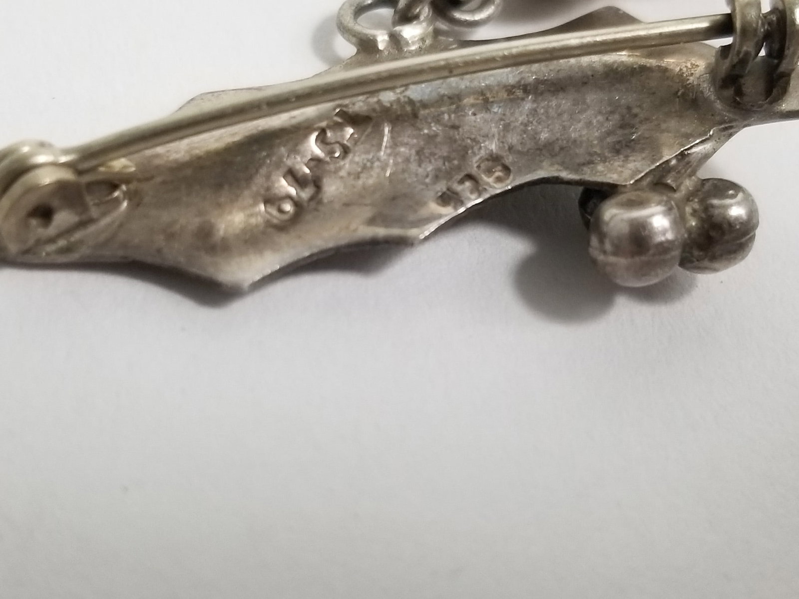 Five Foreign Sterling Silver Brooches - 5