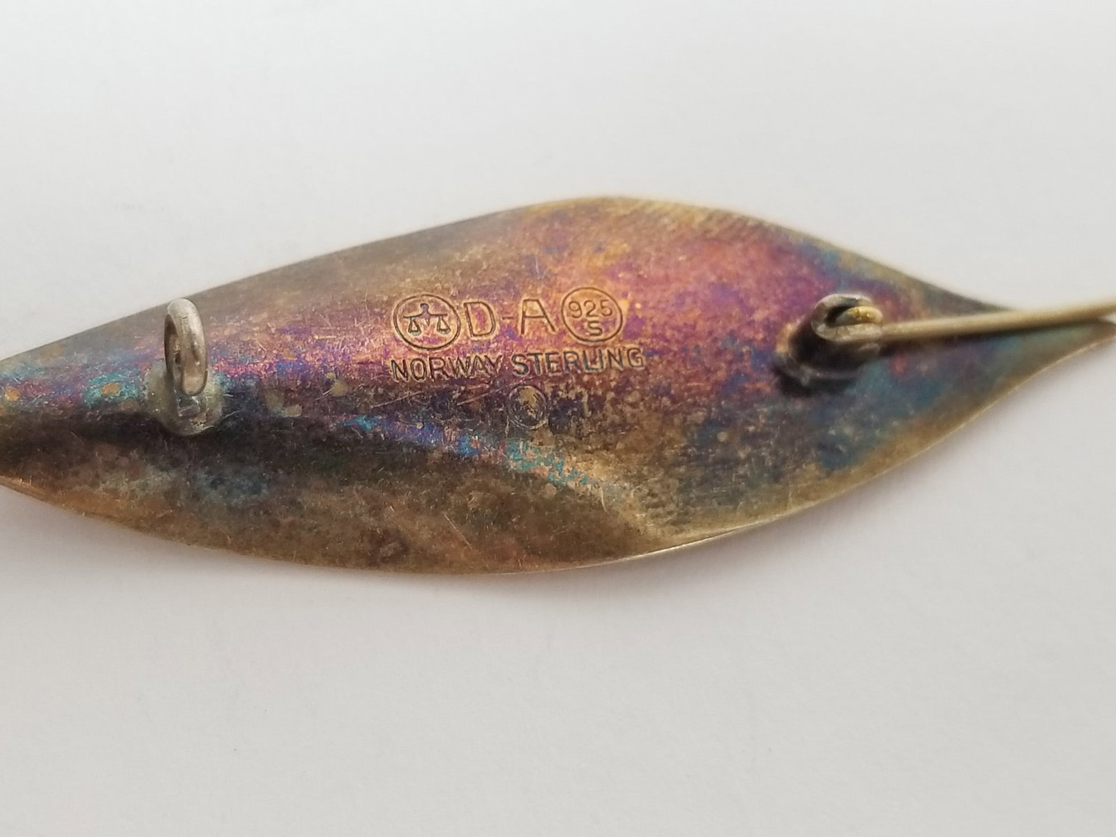Five Foreign Sterling Silver Brooches - 7