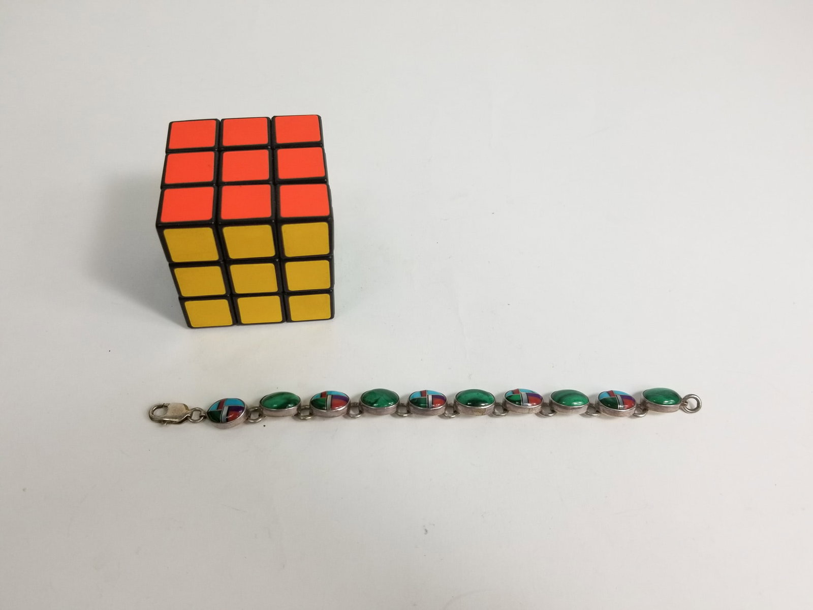 Vintage Mexican Natural Stone Bracelet - 2