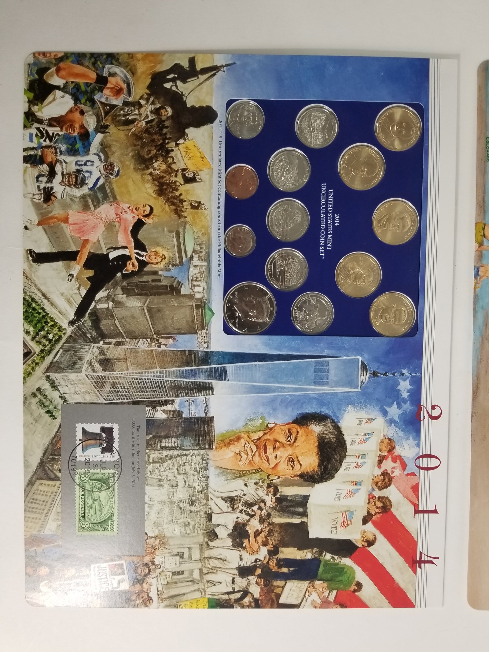 2014 United States Mint Uncirculated Coin set Philadelphia and Denver Mint - 2