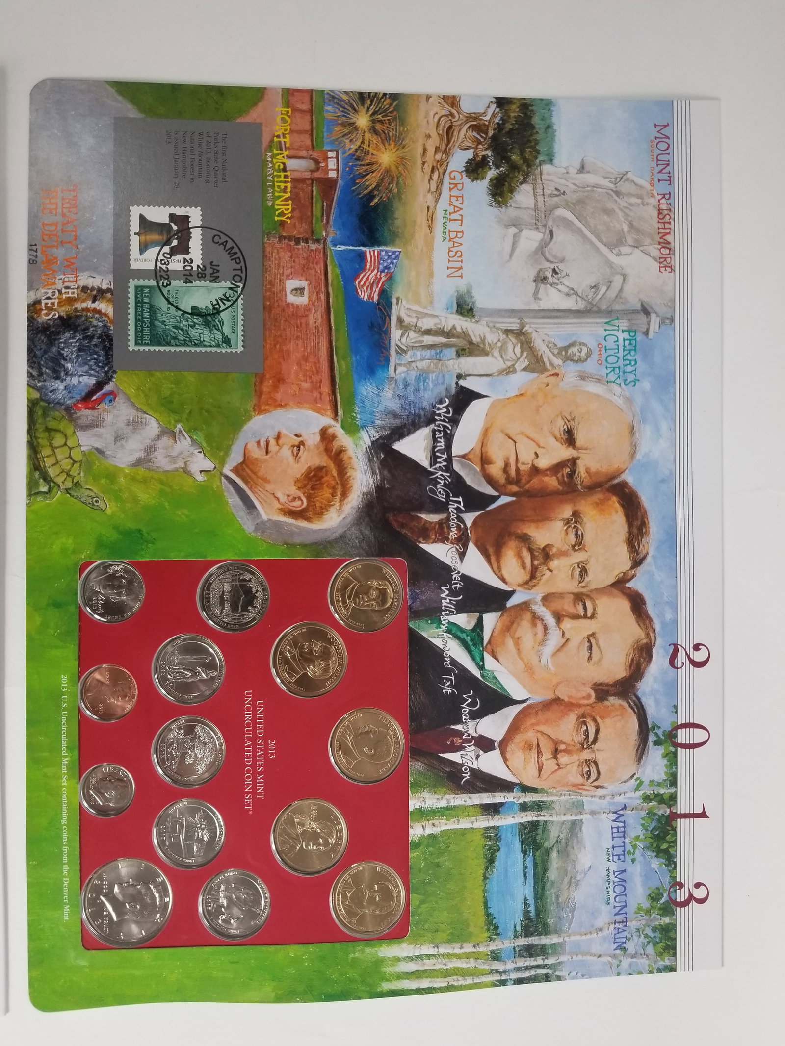 2013 United States Mint Uncirculated Coin set Philadelphia and Denver Mint - 3