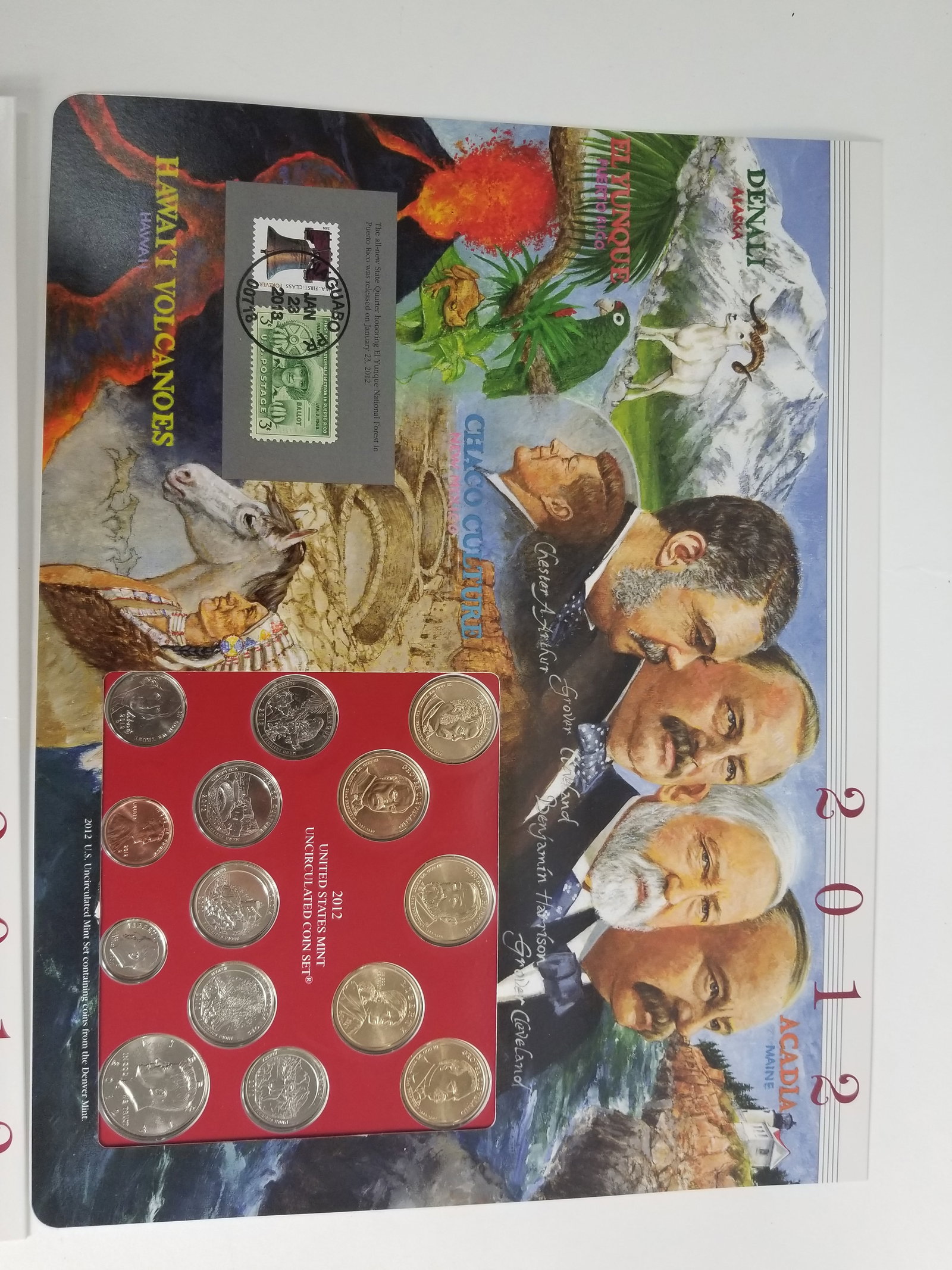 2012 United States Mint Uncirculated Coin set Philadelphia and Denver Mint - 3