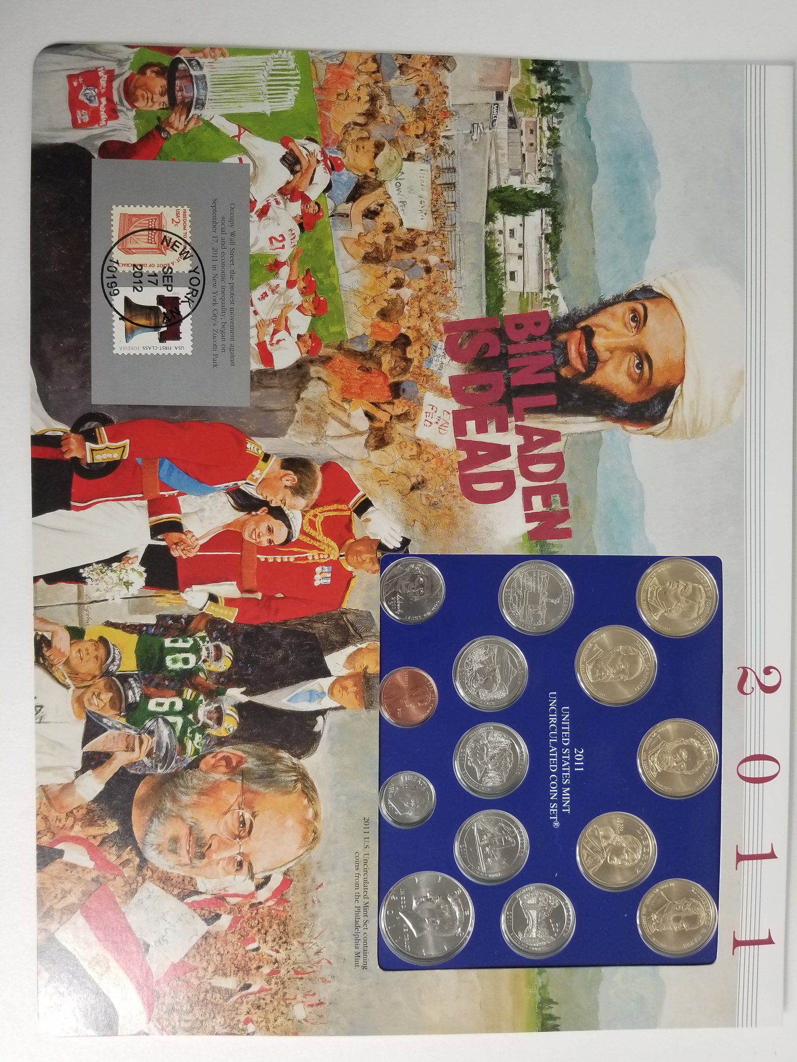 2011 United States Mint Uncirculated Coin set Philadelphia and Denver Mint - 2