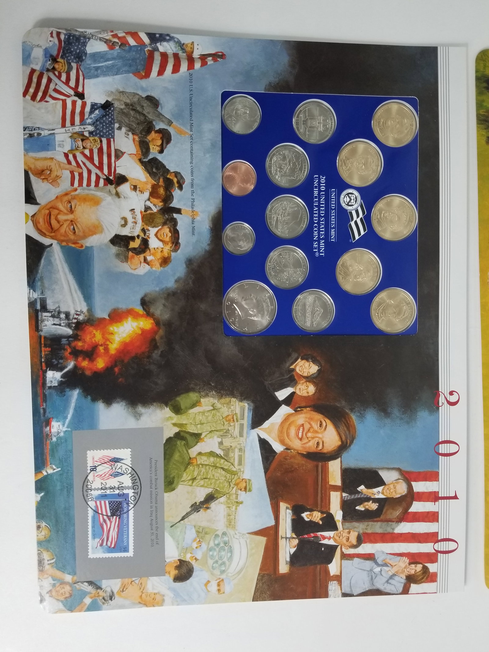 2010 United States Mint Uncirculated Coin set Philadelphia and Denver Mint - 2