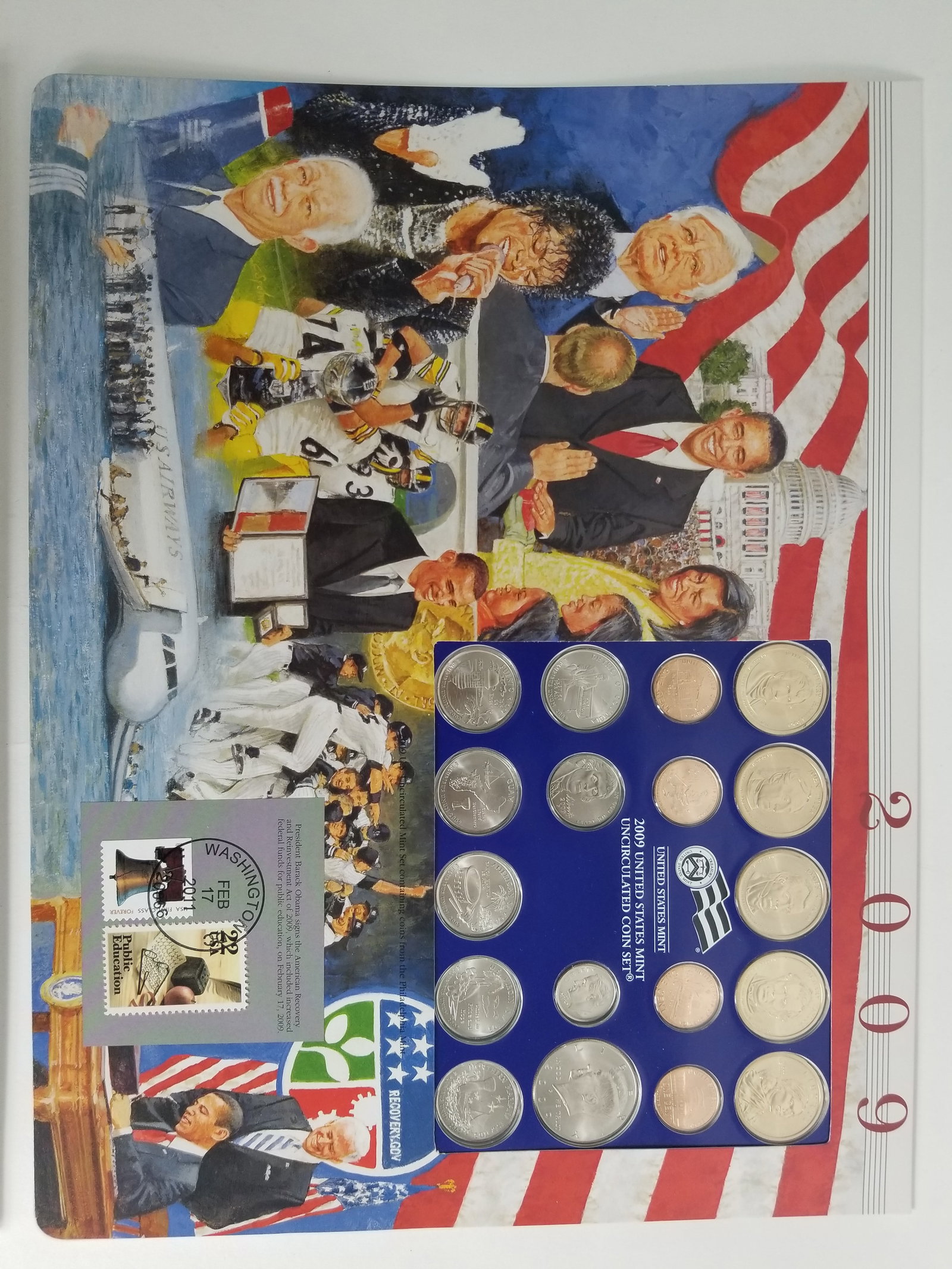 2009 United States Mint Uncirculated Coin set Philadelphia and Denver Mint - 2