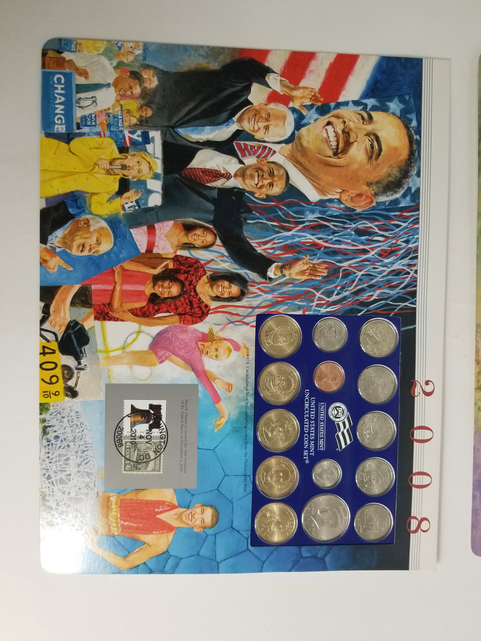 2008 United States Mint Uncirculated Coin set Philadelphia and Denver Mint - 2
